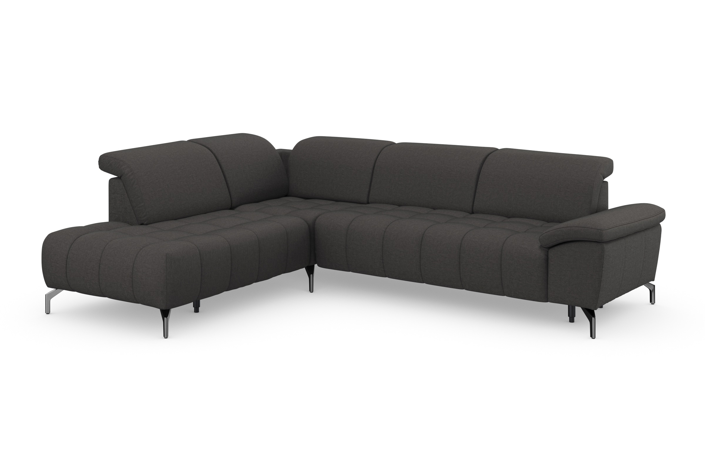 Thumbnail - sit&more Ecksofa "Cool L-Form", wahlweise mit Kopfteilverstellung und Vorziehsitz motorisch