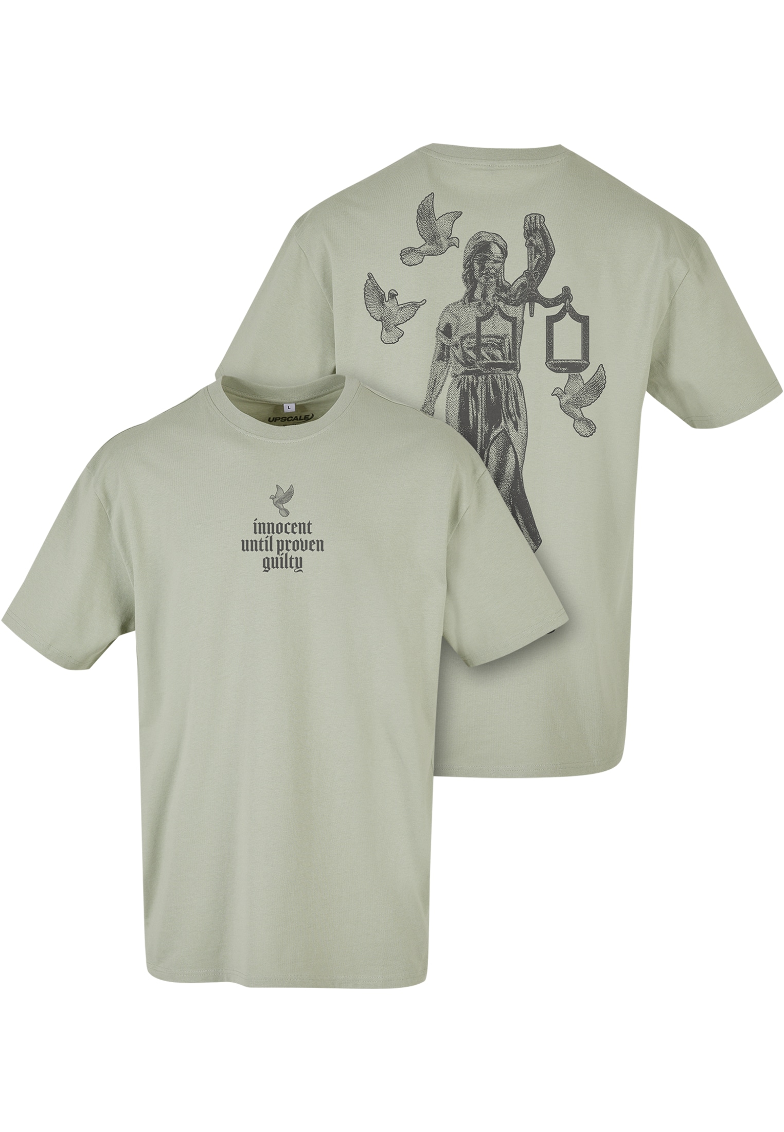 für »Herren tlg.) Justice BAUR | Tee«, (1 T-Shirt Oversize ▷ Mister by Upscale Tee