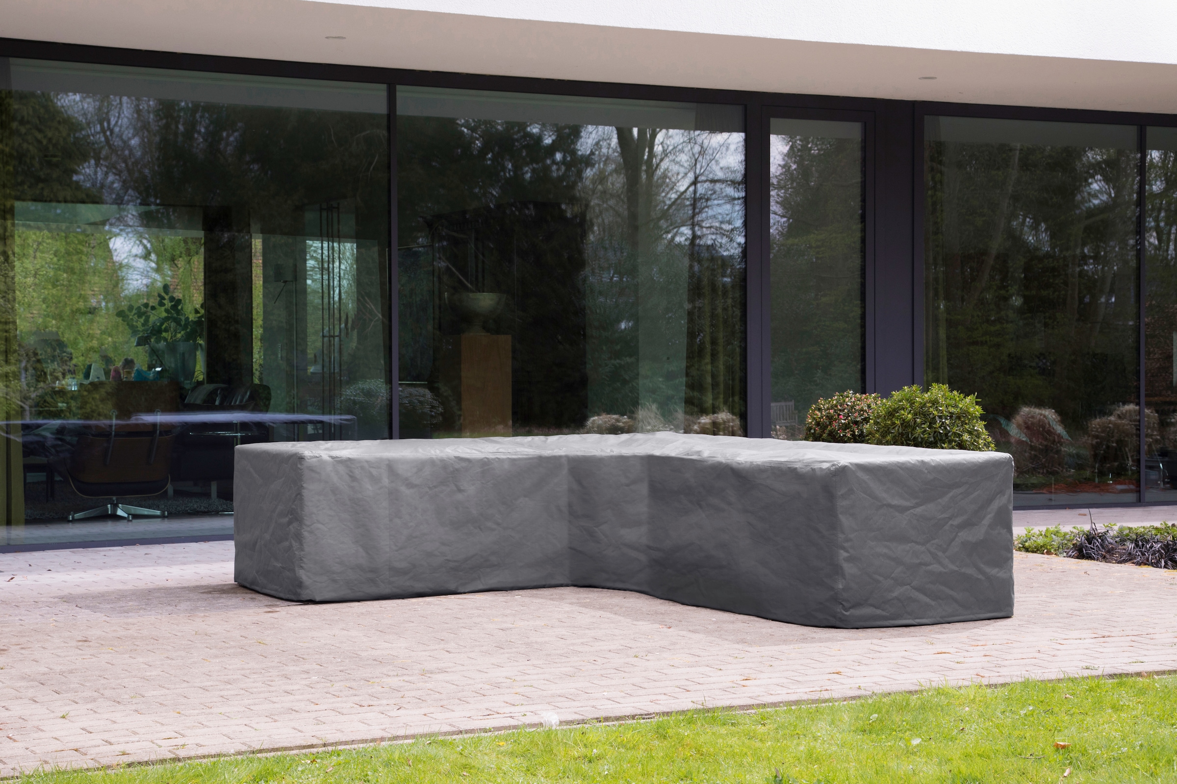 winza outdoor covers Gartenmöbel-Schutzhülle, geeignet für L-förmiges Loungeset, Trapez Ecke, 275/100x275/100x70 cm