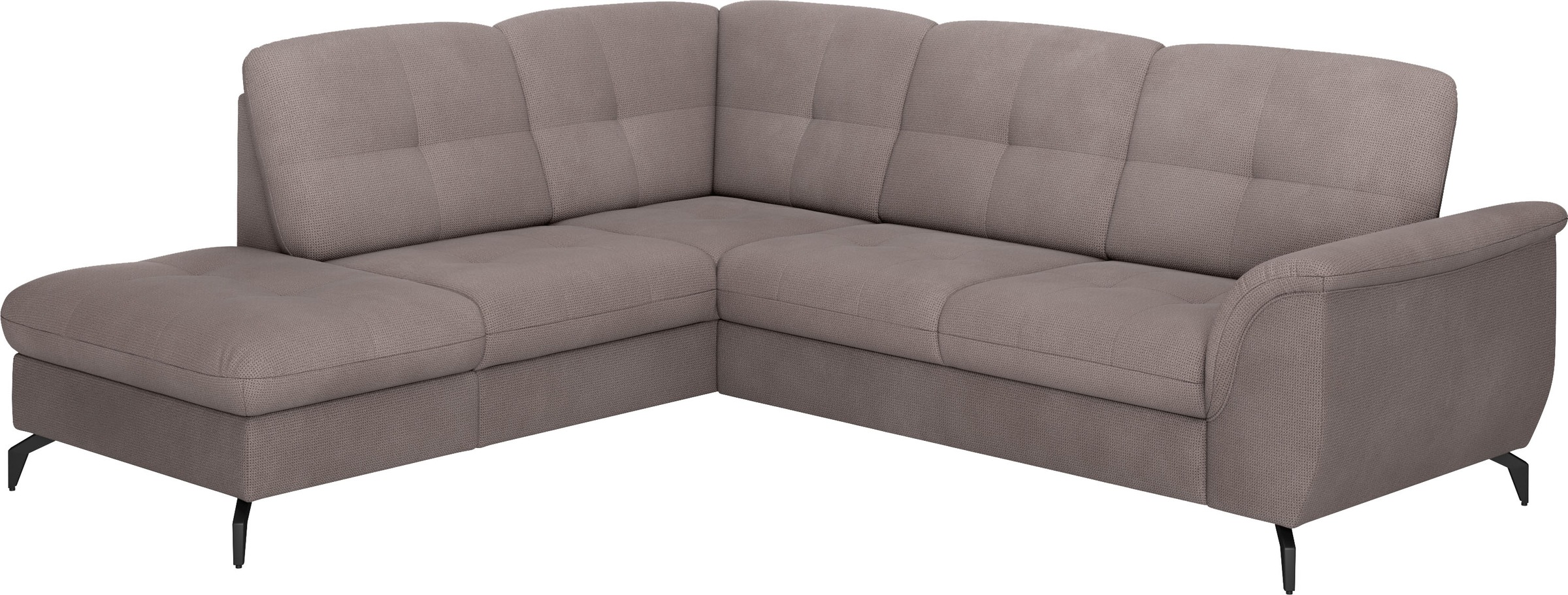 sit&more Ecksofa »Zora L-Form«, wahlweise mit Bettfunktion und Bettkasten