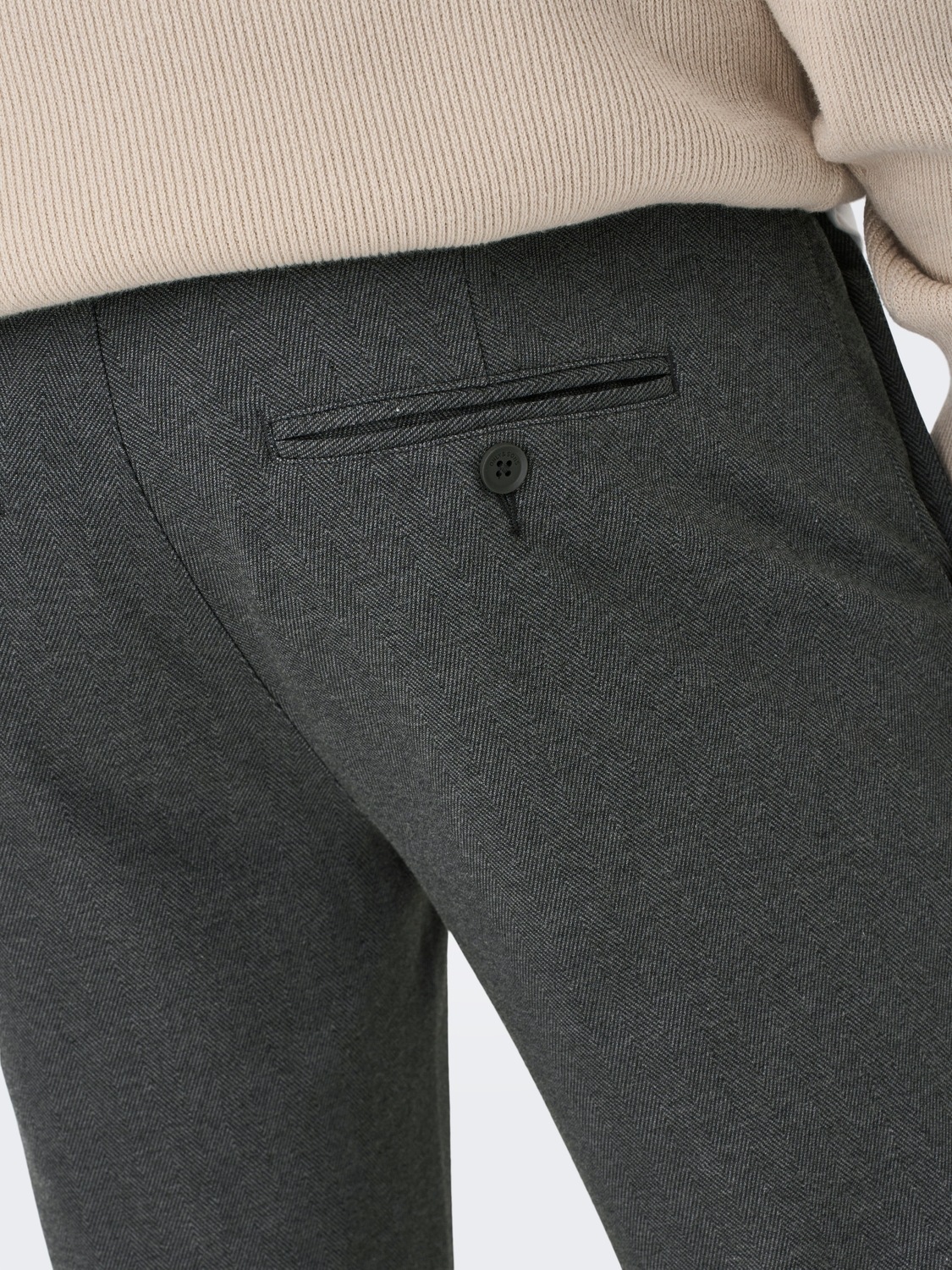 ONLY & SONS Chinohose »ONSMARK SLIM HERRINGBONE 2911 PANT NOOS«