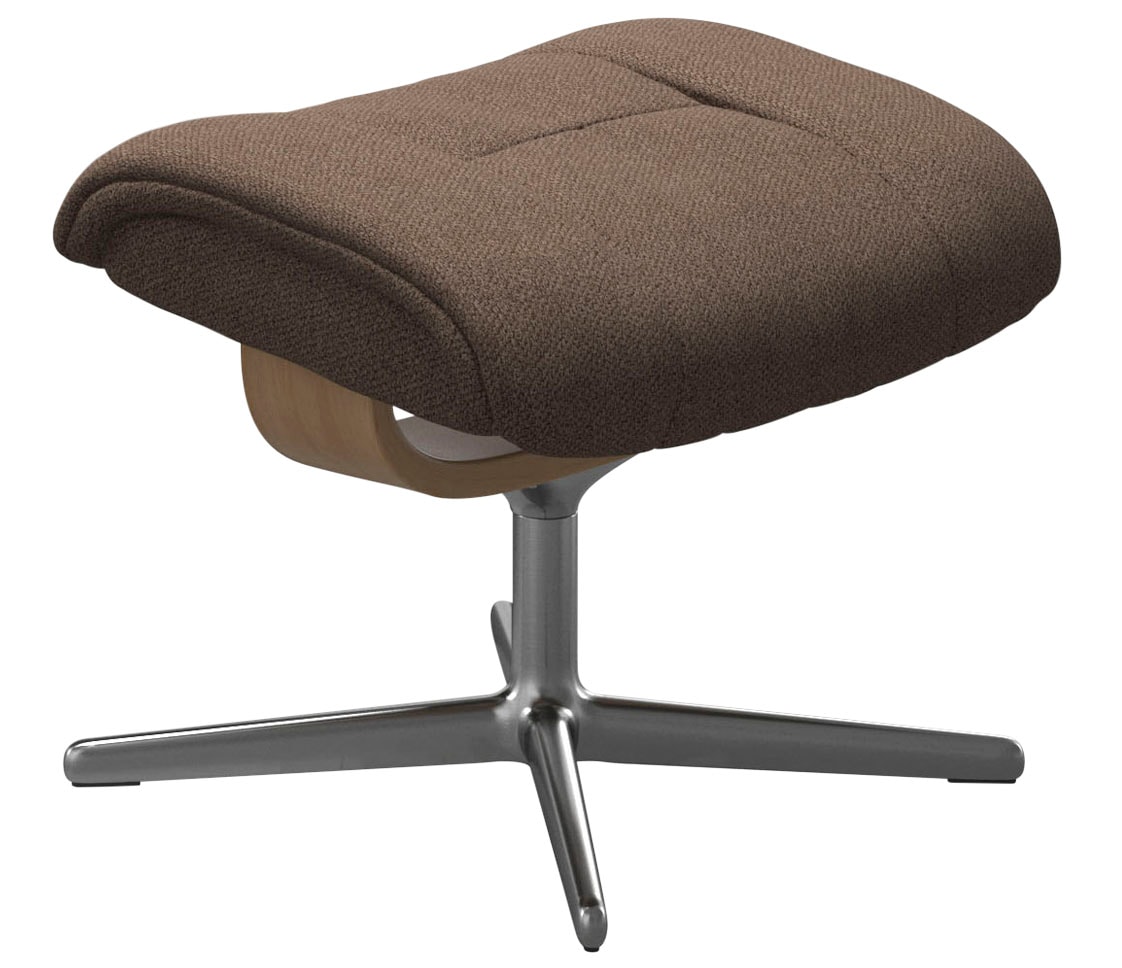 Stressless Fußhocker "Mayfair", mit Cross Base, Größe S, M & L, Holzakzent Eiche