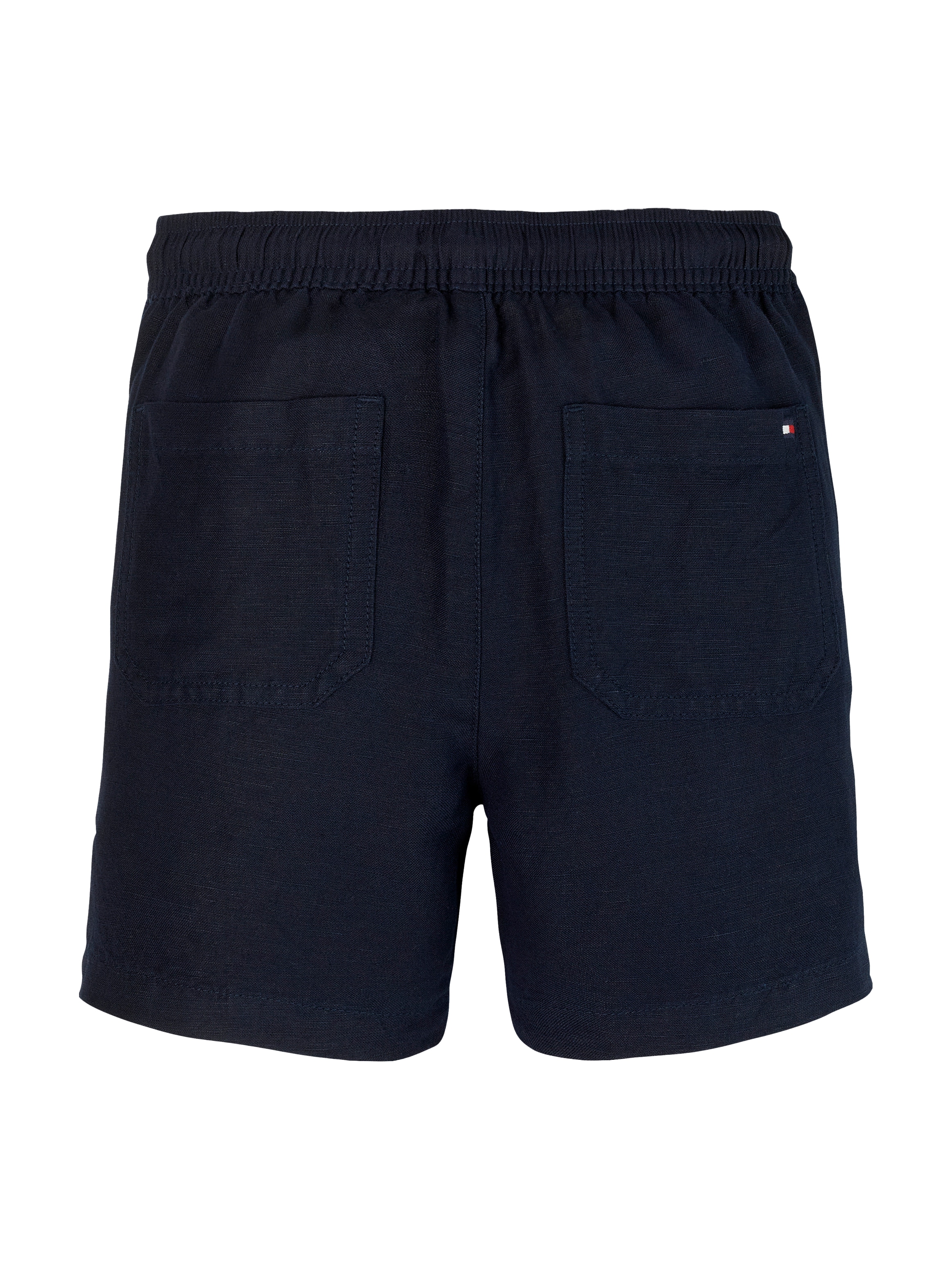 Tommy Hilfiger Shorts »LINEN VISCOSE SHORT«, mit Kordelzug, Logostickerei