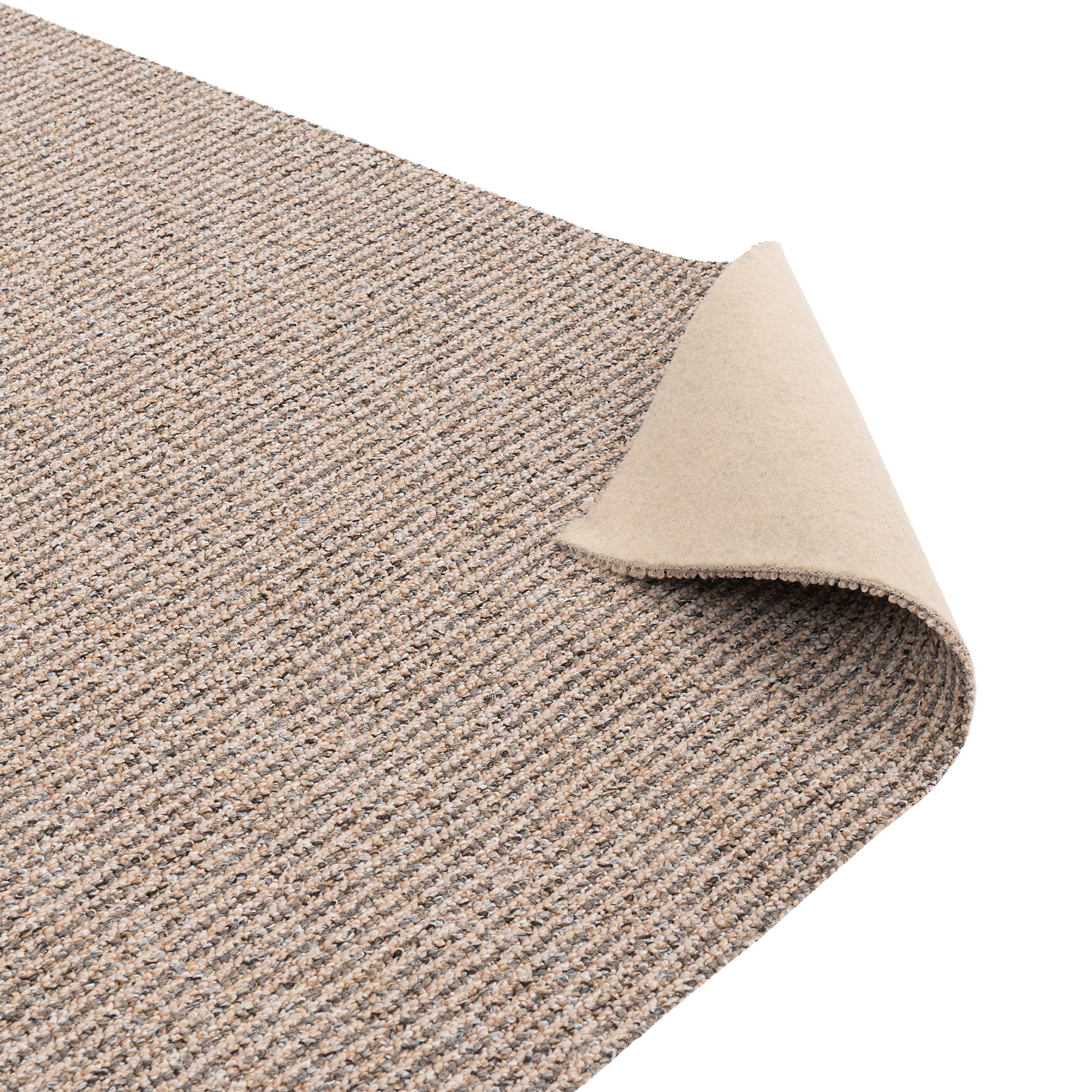 my home Teppich »Ruva«, rechteckig, 6 mm Höhe, strukturierte Oberfläche, Breite 400 cm, strapazierfähig, Wohnzimmer