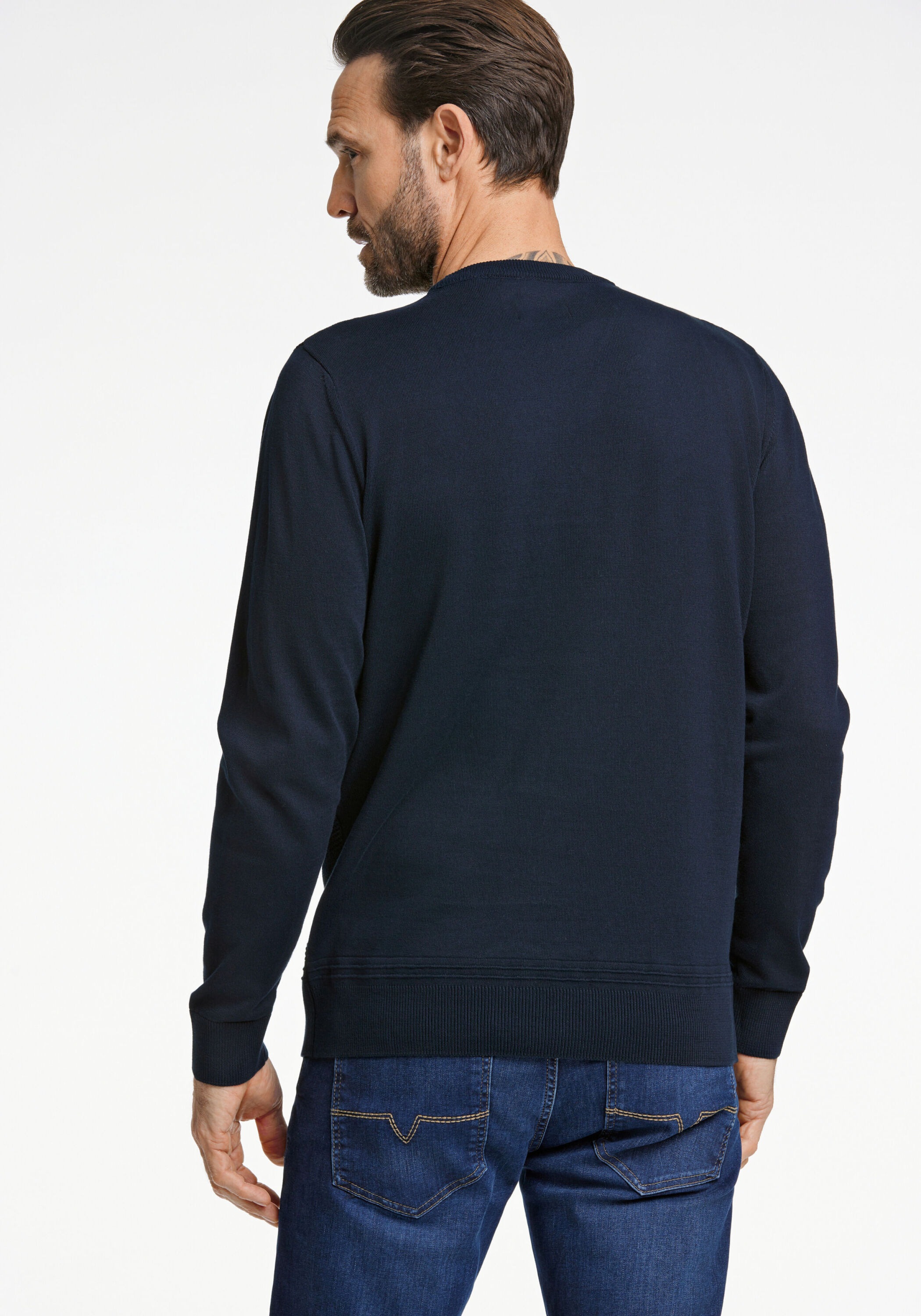 BISON Strickpullover "Strickpullover Comfort Fit" günstig online kaufen