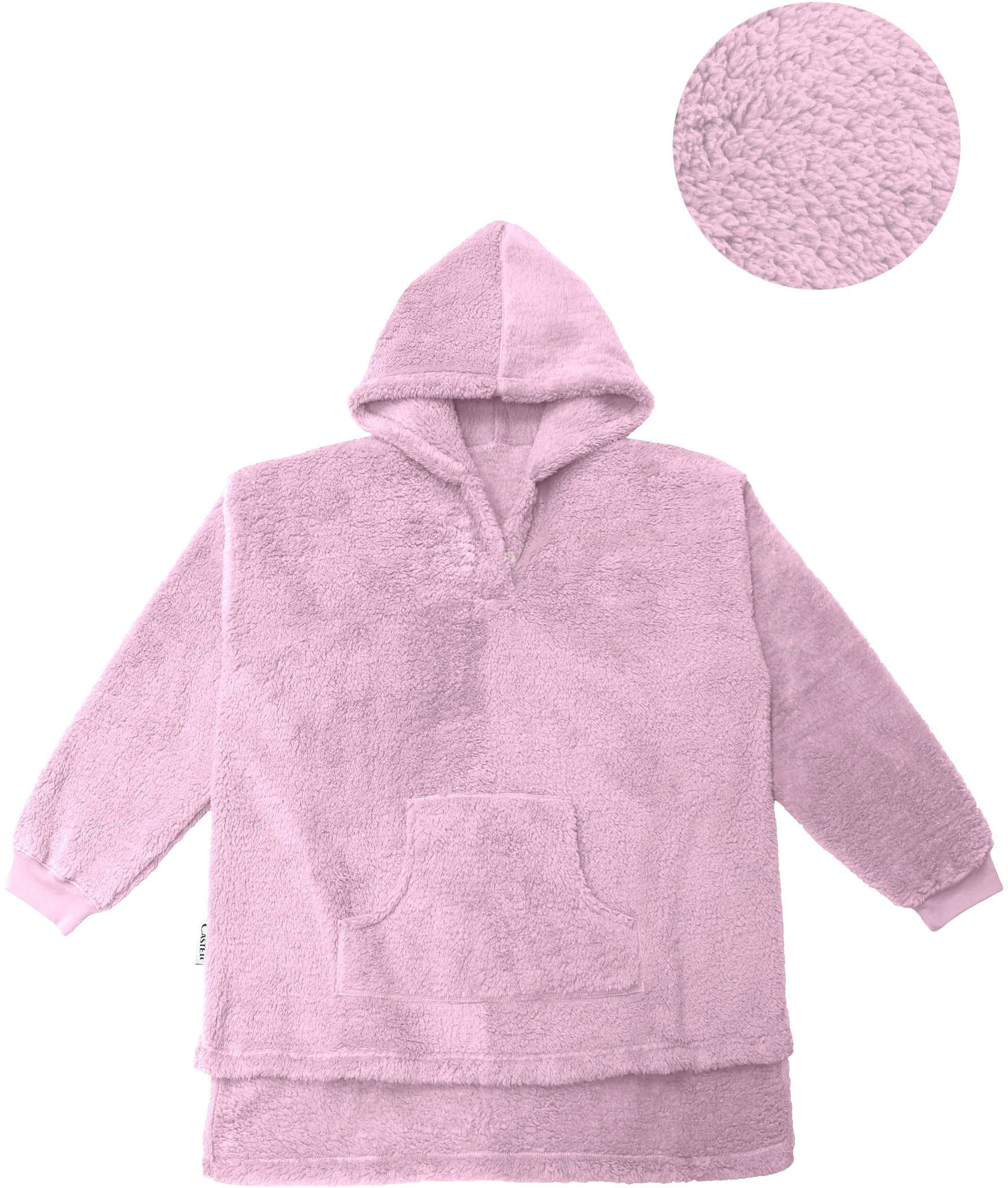 Castell - Markenbettwäsche Badeponcho »Polar Bear«, (1 St.), Sherpa Teddy Fleece Hoodie, Kuschelhoodie, Kuscheldecke, weich+wärmend