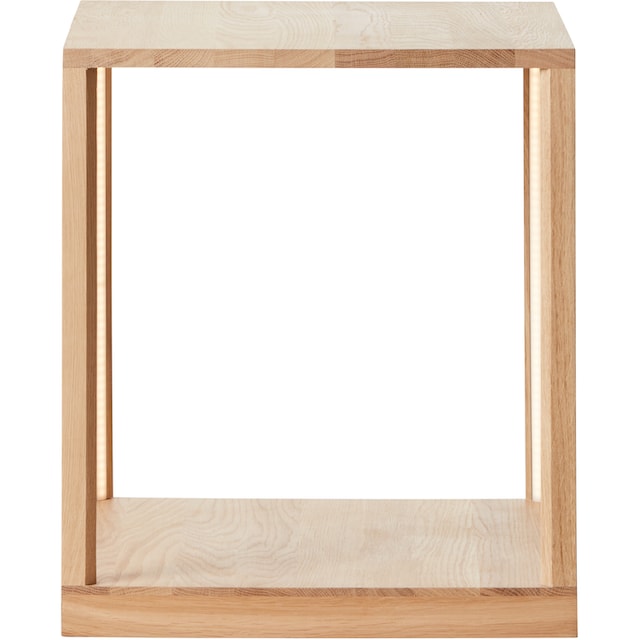 Brilliant LED Stehlampe »Gringer«, 1 flammig-flammig, 52x46x46 cm, 2800  Lumen, warmweiß, Fernbedienung, Holz, eiche geölt | BAUR