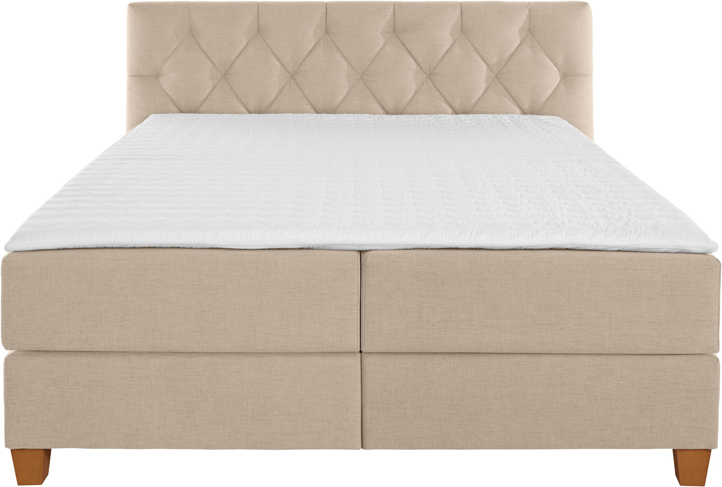 Guido Maria Kretschmer Home&Living Boxspringbett »Harmones«, in 3 Breiten, Härtegrad auch im Mix mit je 1 Matratze in H2 und H3