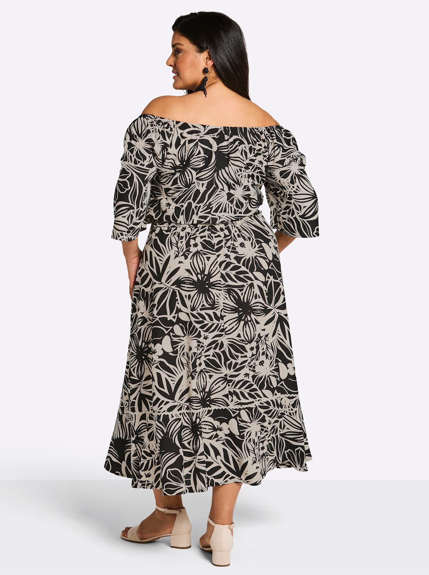 Sheego Maxikleid »Maxikleid« Ohne Taschen