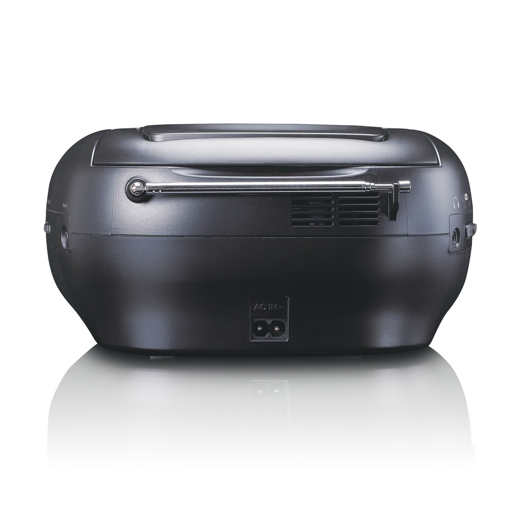 Lenco Boombox »SCD-860 Boomxbox mit DAB+/FM-Radio Farbdisp. BT«, (Bluetooth FM-Tuner 2 W)