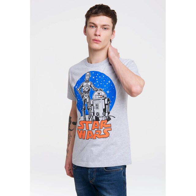 BAUR LOGOSHIRT mit | Print C-3PO ▷ & T-Shirt für Wars«, Star »R2-D2 tollem