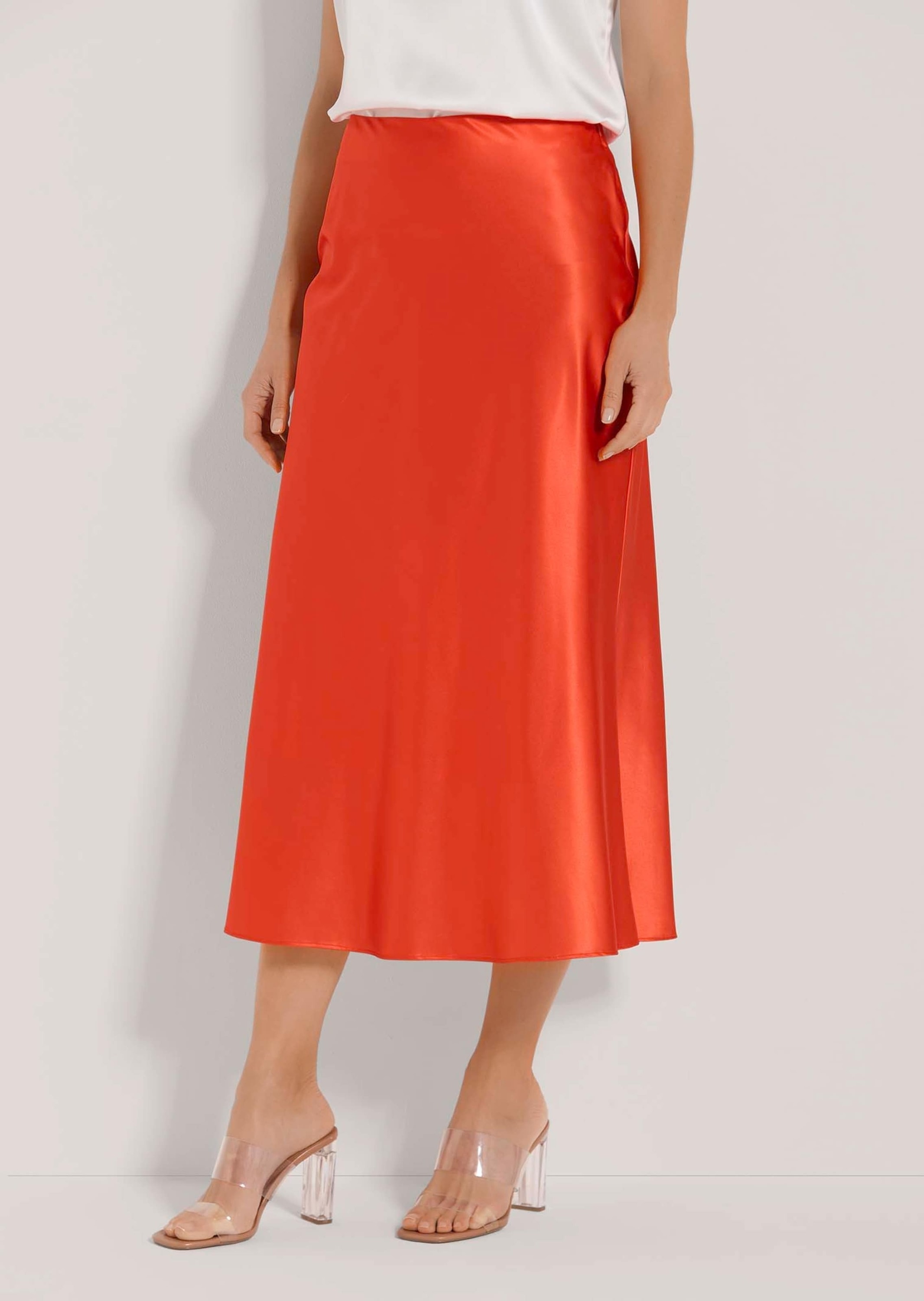 MADELEINE Midirock "Midirock Midi Satinrock für elegante Anlässe" günstig online kaufen