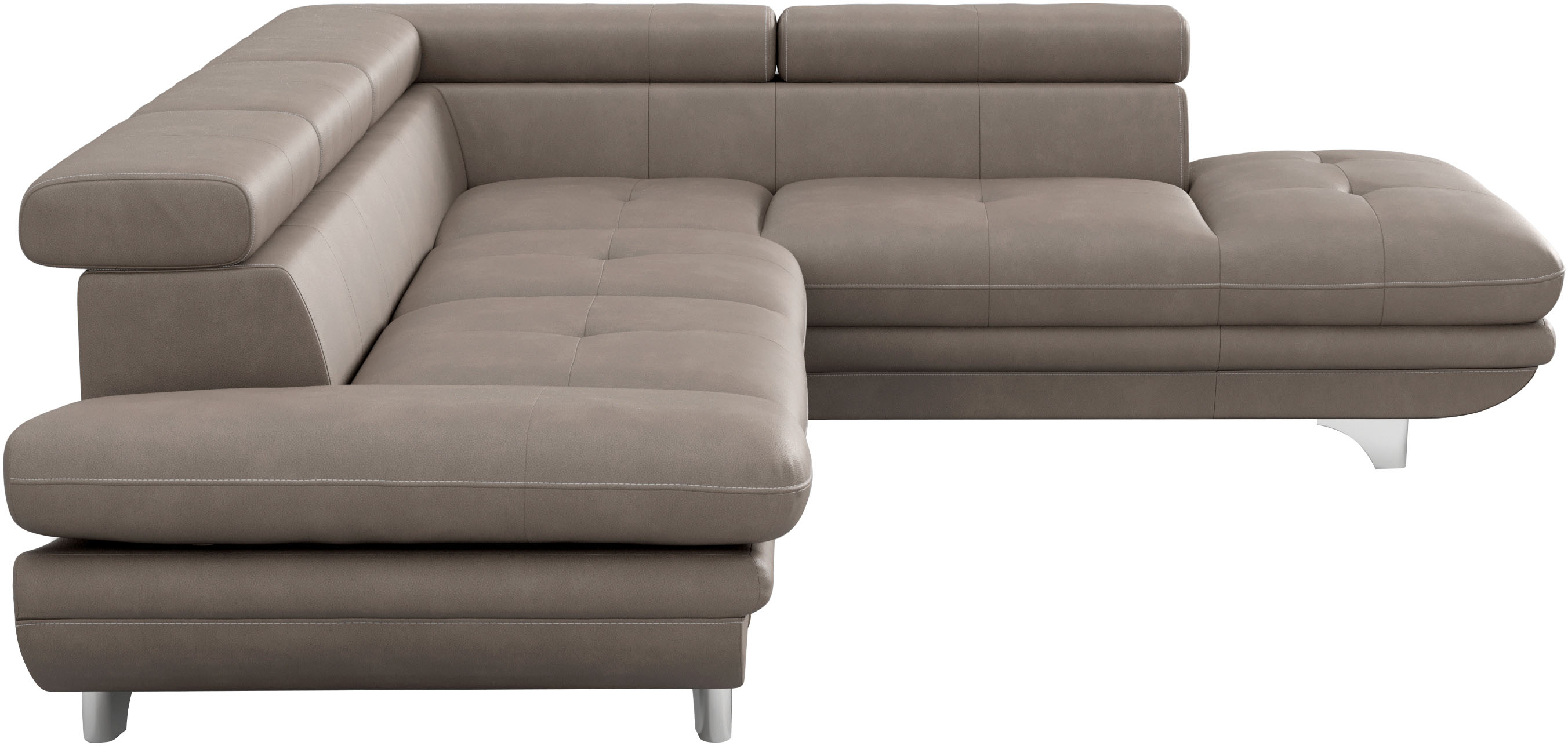 Thumbnail - COTTA Ecksofa "Enterprise L-Form" mit Arm- & Kopfteilverstellung, wahlweise mit Bettfunktion