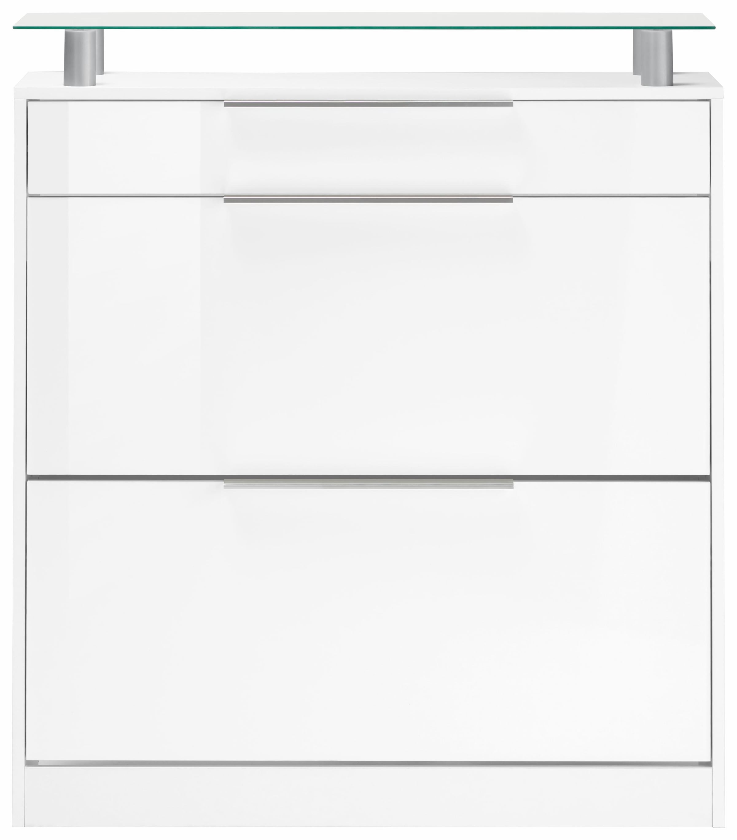 borchardt Möbel Schuhschrank »Oliva«, Breite 89 cm, stehend, mit 2 Doppeltrommeln und 1 Schubkasten