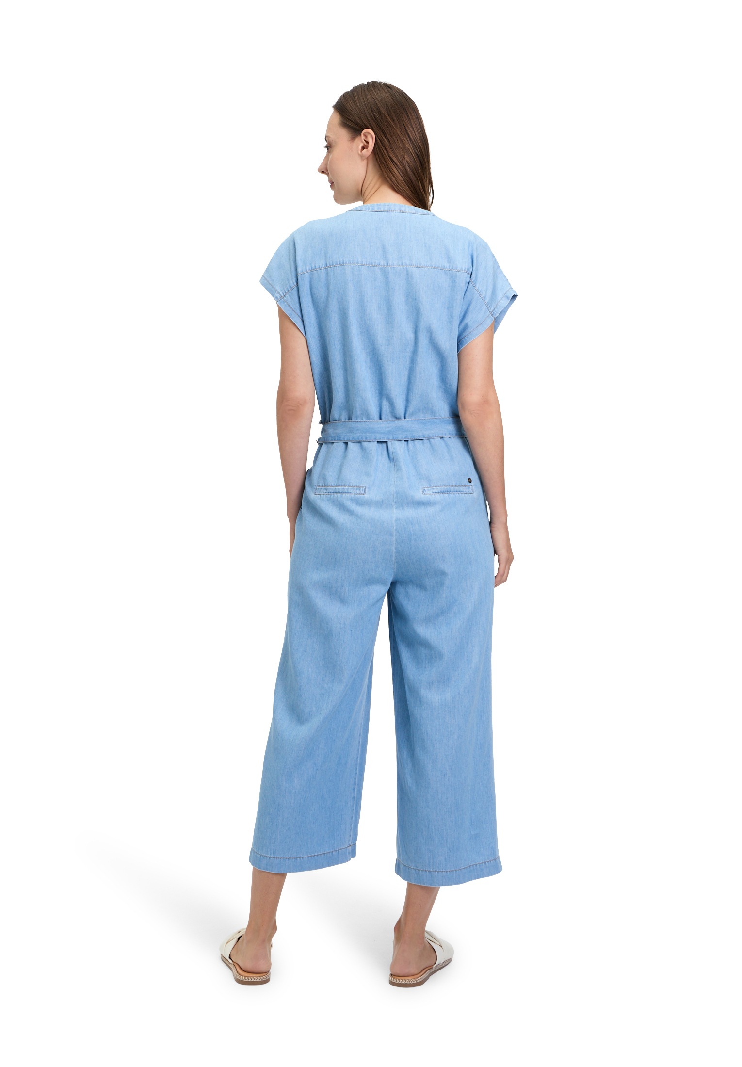 Betty&Co Overall »Betty & Co Jumpsuit mit aufgesetzten Taschen«, (1 tlg.), Nahtführung