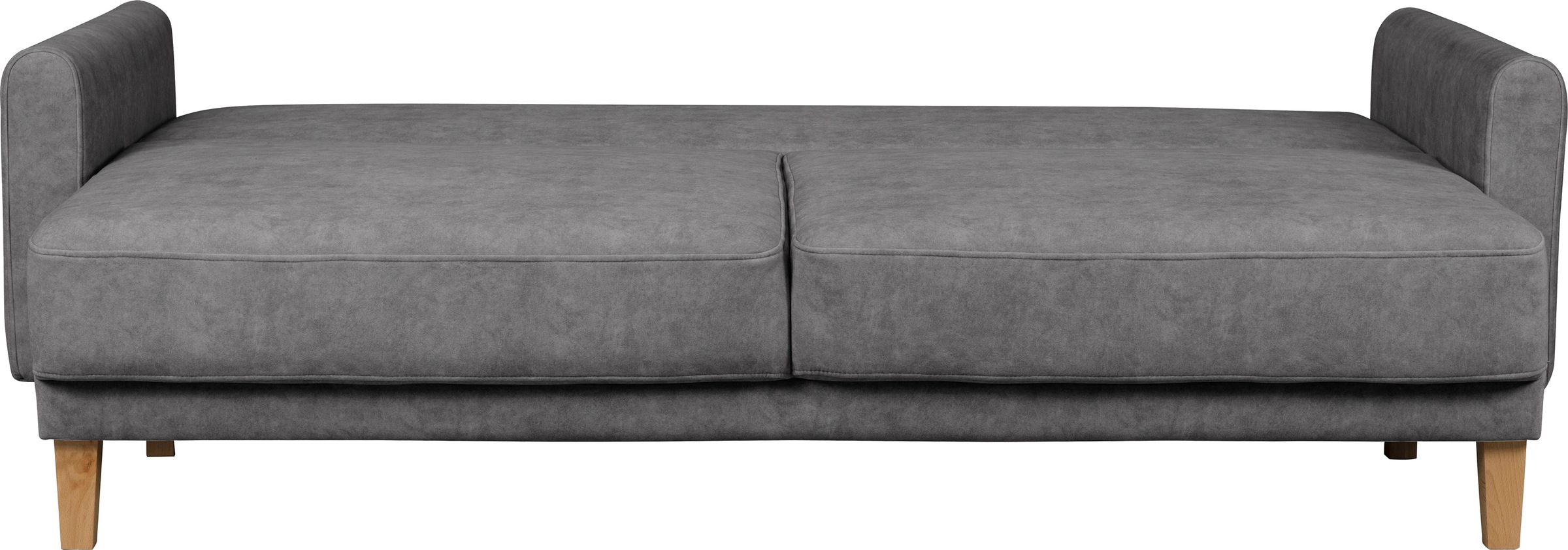 Home affaire 3-Sitzer »TRIPLO optionale Schlafsofa mit Bettkasten, Maße B/T/H: 215/100/89 cm«, Wahlweise Bettfunktion - Liegefläche 145x191 cm, Rücken-, Zierkissen
