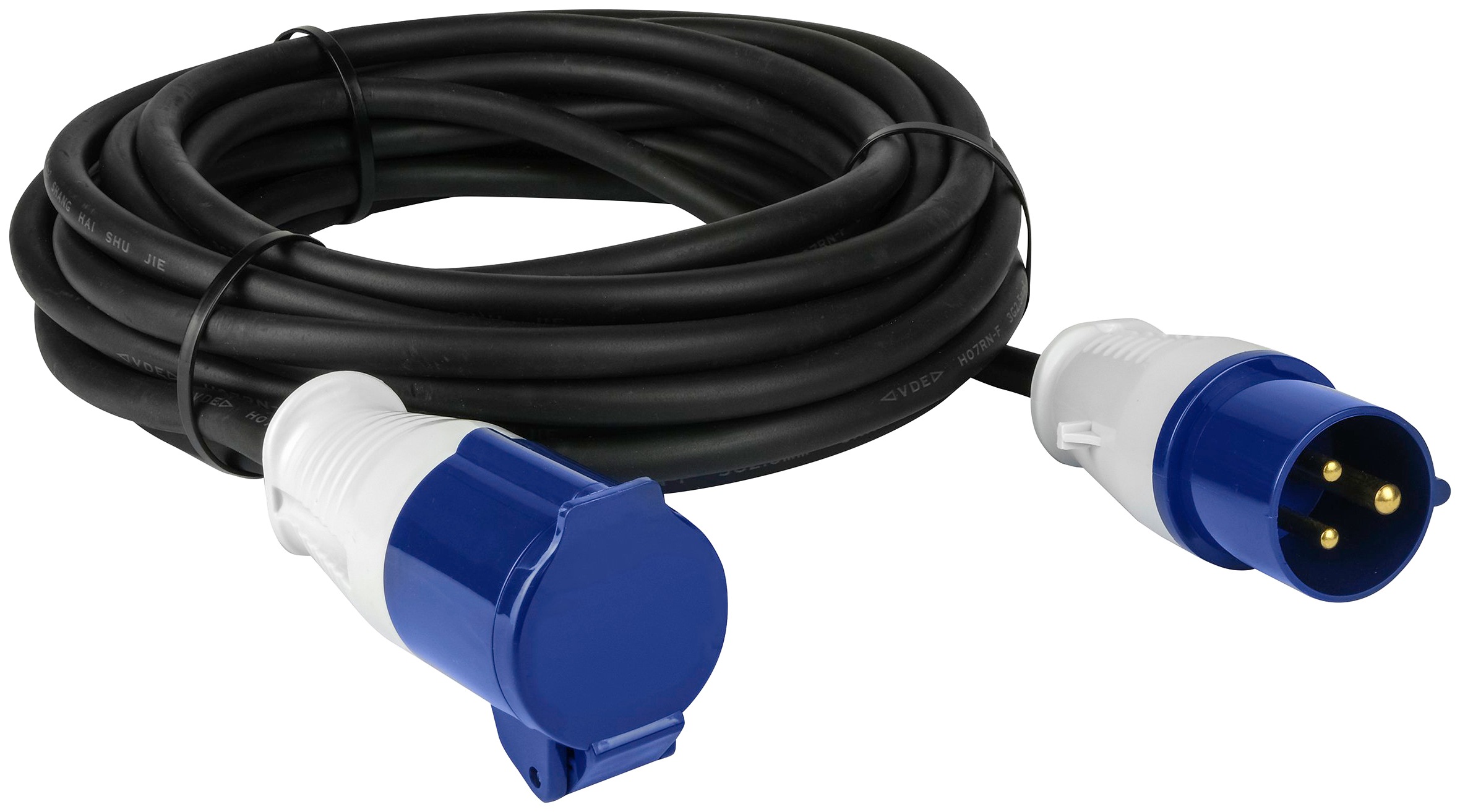 CALIMA Starkstromkabel "CALIMA 46027", 10.000cmcm, schwarz, Kabel, CEE Verlängerungskabel 10m