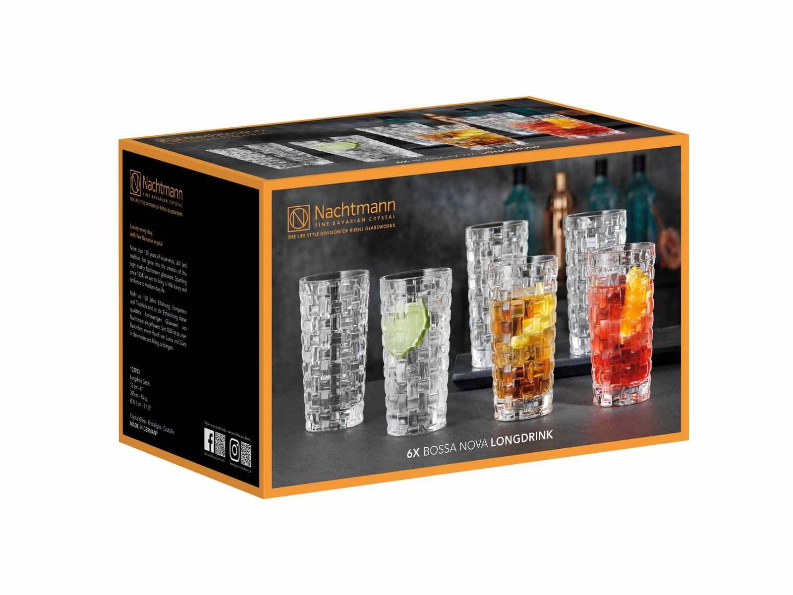 Nachtmann Longdrinkglas "Longdrinkgläser Bossa Nova 395 ml 6er Set transpar günstig online kaufen
