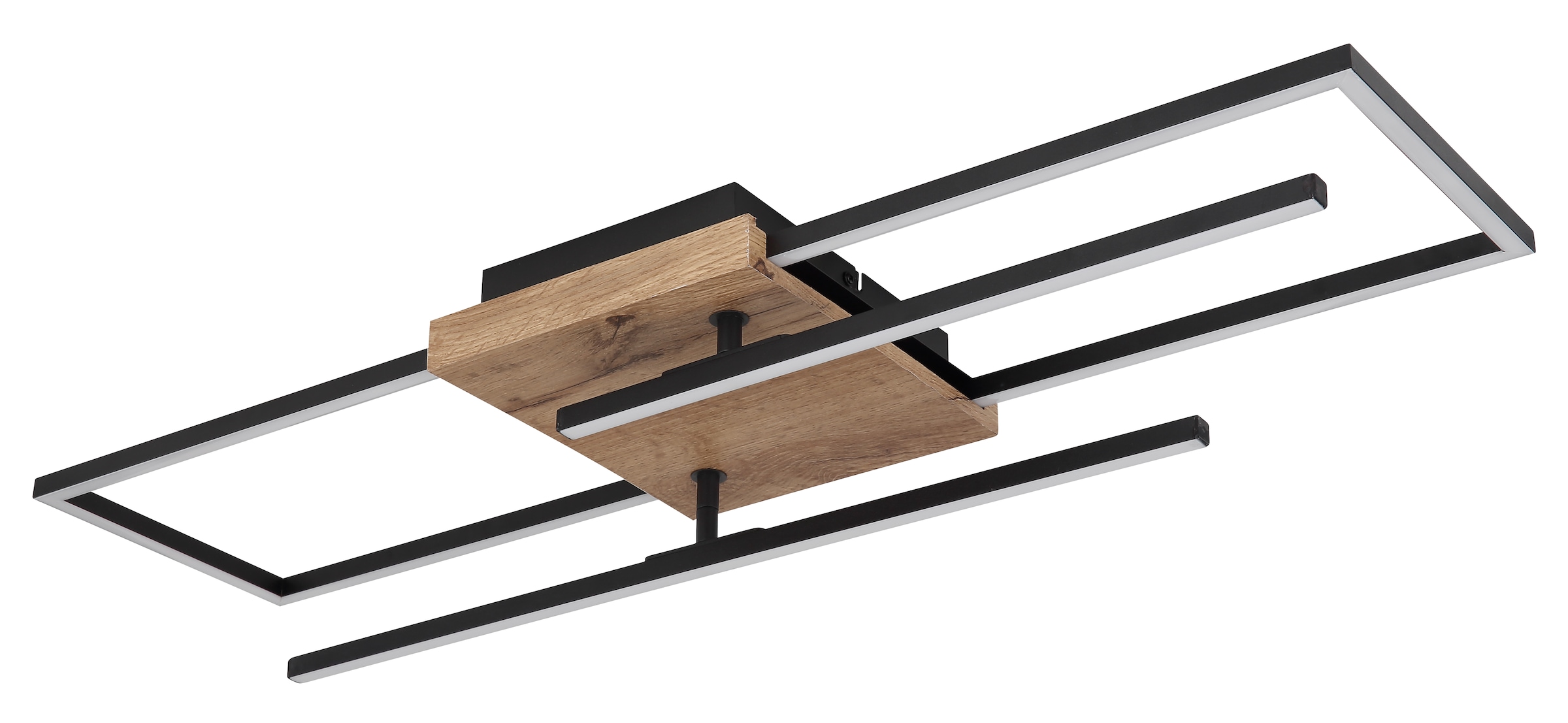 GLOBO LIGHTING Deckenleuchte »KENDRA« LED-Modul 1 Stk. Warmweiß Deckenlampe Wohnzimmer-Leuchte Schlafzimmer-Leuchte Flur Küche