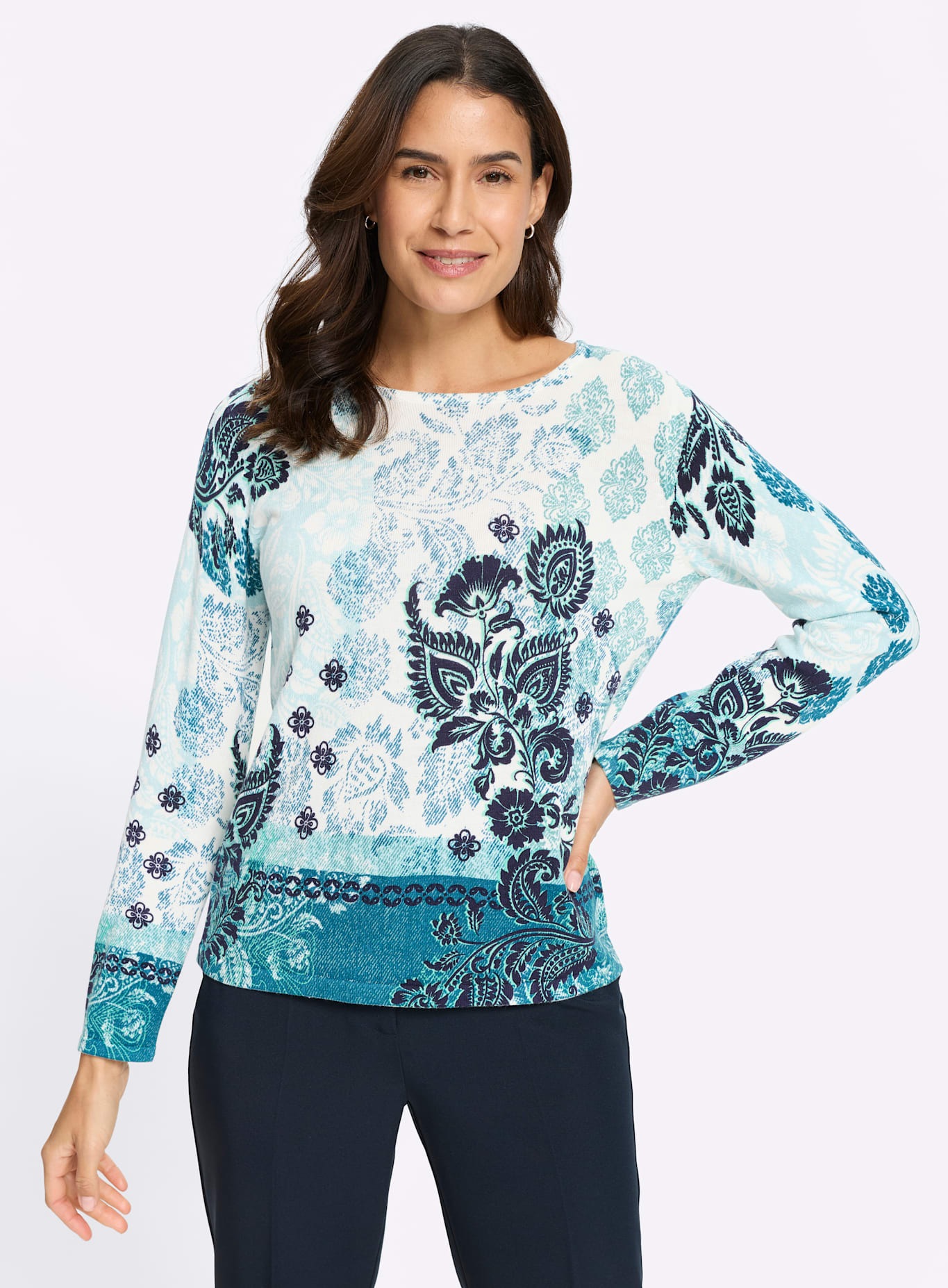 Inspirationen Strickpullover »Feinstrick-Pullover«