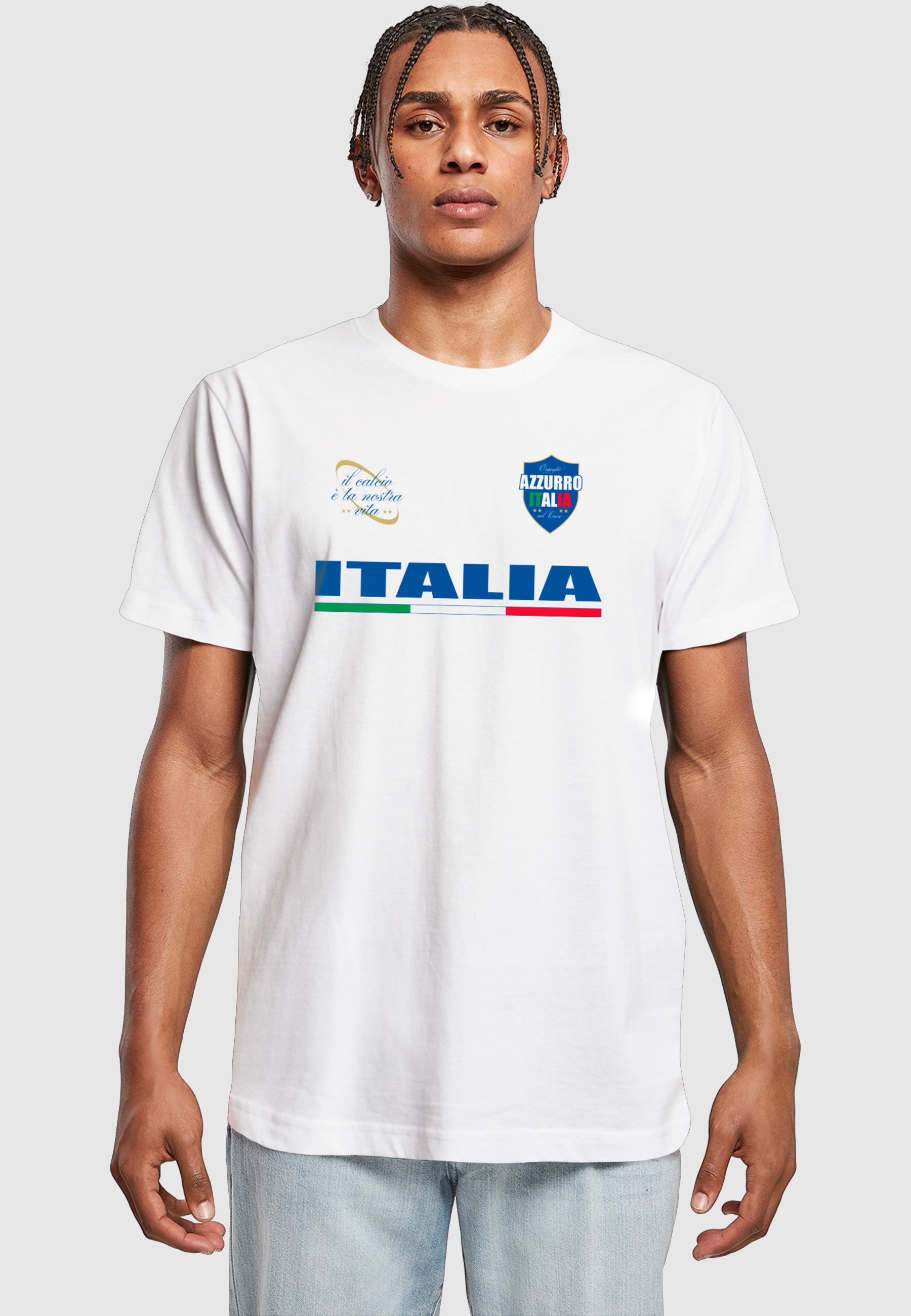 MisterTee T-Shirt »MisterTee Italia Trikot Tee« 1 Stk.