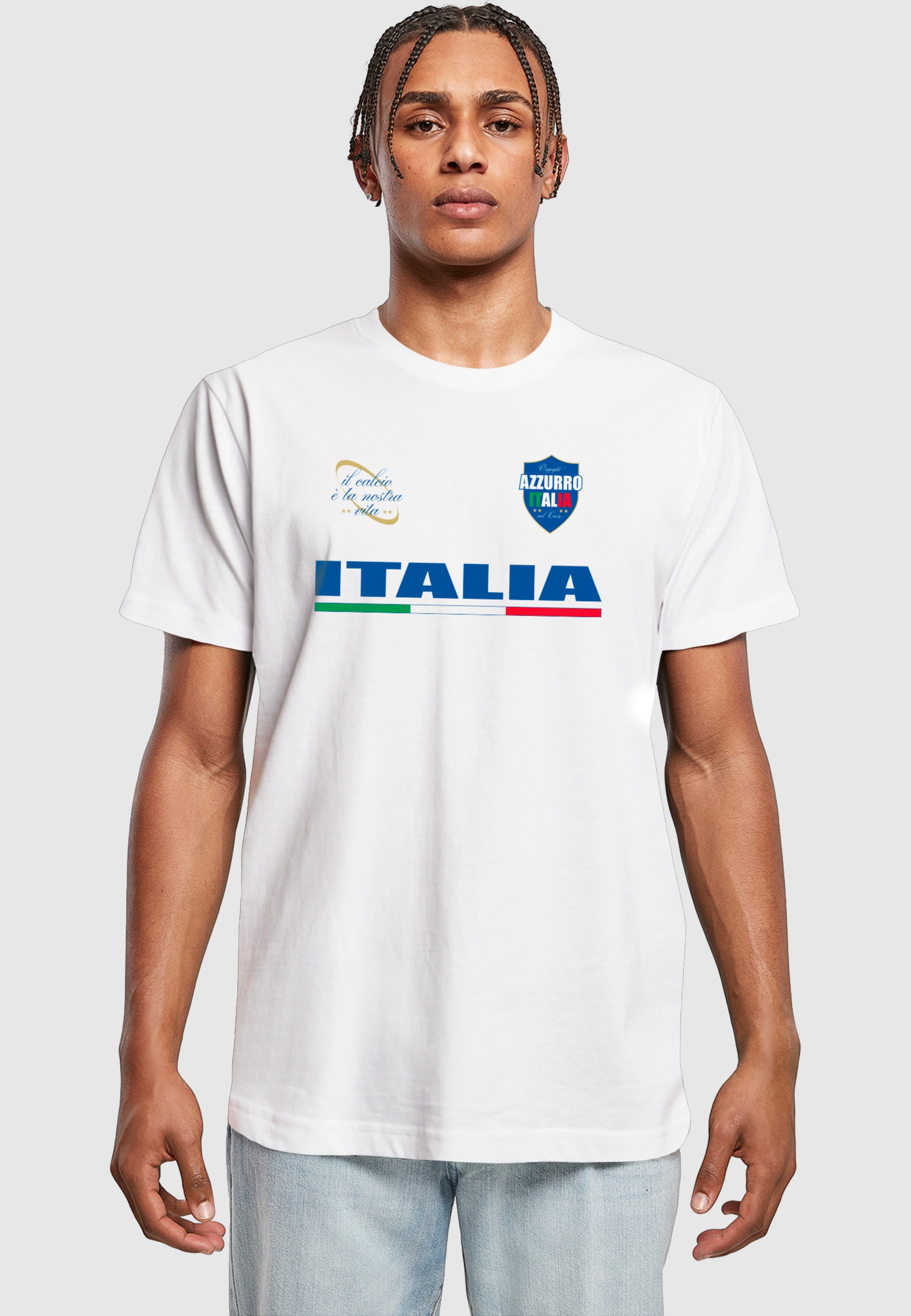 Thumbnail - MisterTee T-Shirt "MisterTee Italia Trikot Tee" 1 Stk.
