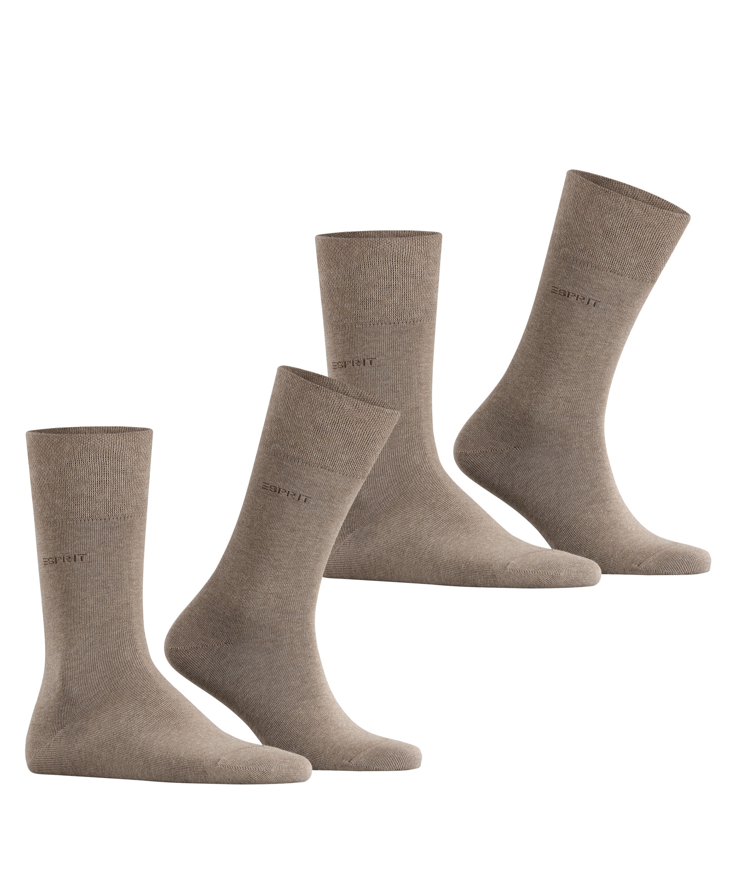 Esprit Socken "Basic Easy" 2er Pack, 2 Stk. tlg. breiter Komfortbund, Doppe günstig online kaufen
