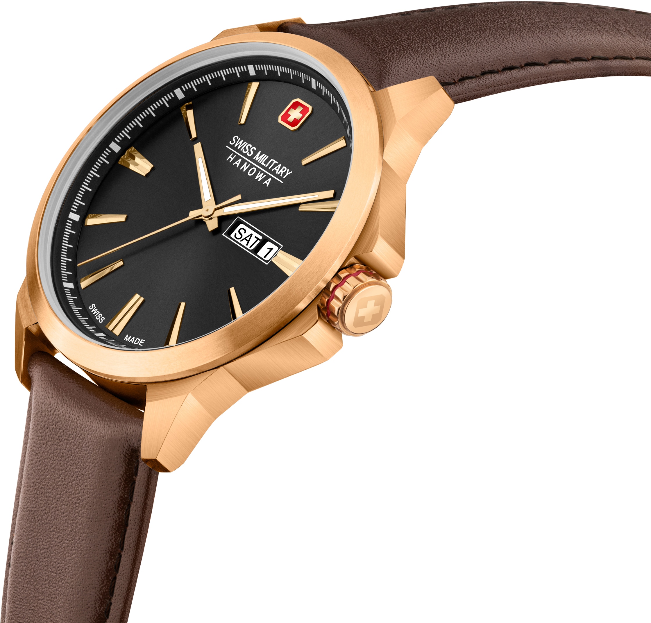 Swiss Military Hanowa Schweizer Uhr »DAY DATE CLASSIC, 06-4346.31.007«  kaufen | BAUR