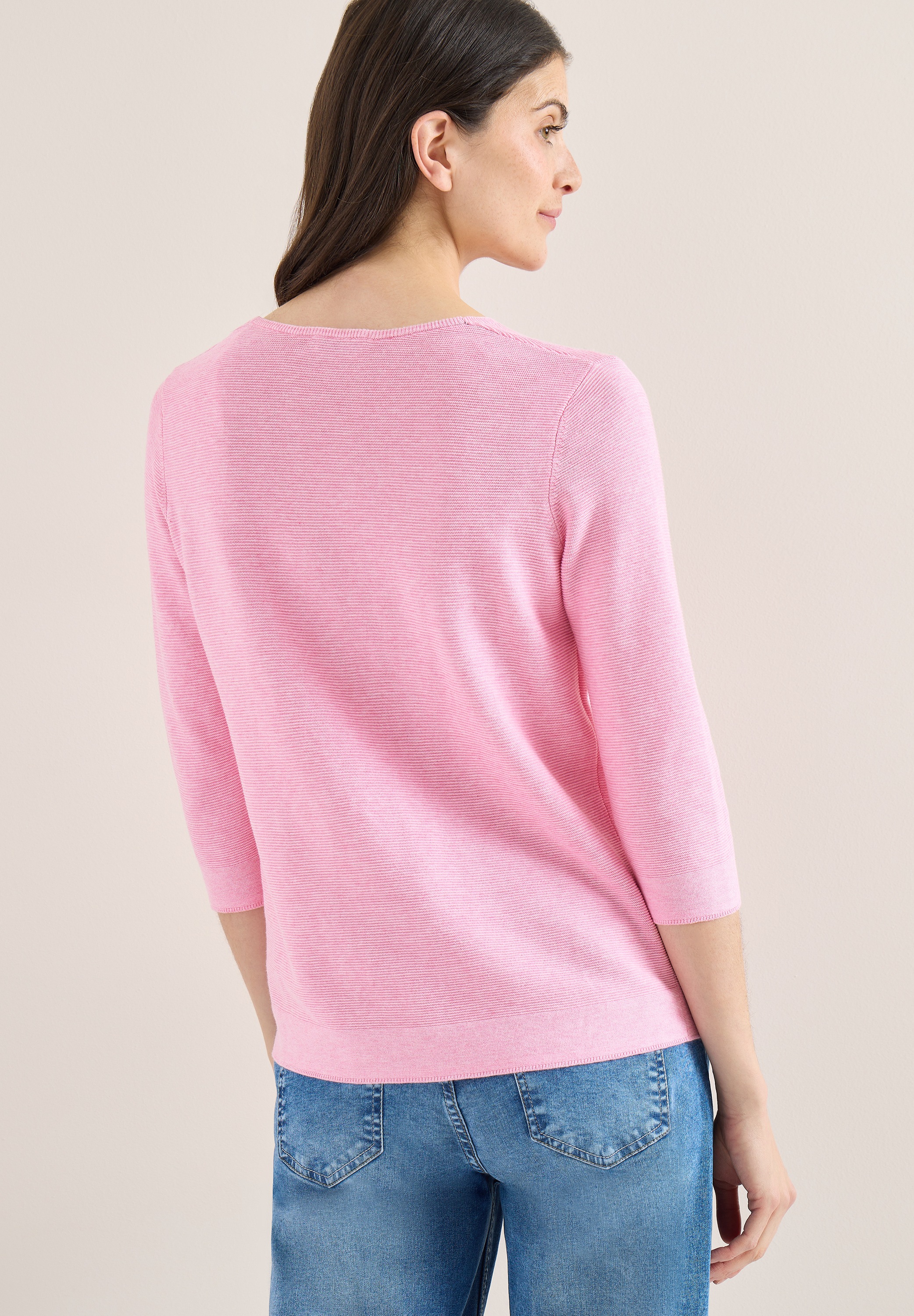 Cecil Strickpullover 3/4-Arm mit Viskose günstig online kaufen