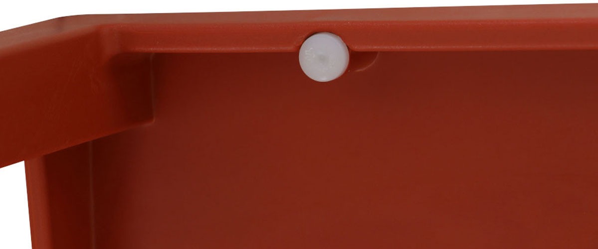 Siena Garden Gartensessel »Lane 2er Set Stapelstuhl brick« Set, 2 Stk. tlg. Gestell, Polypropylen/Glasfaser