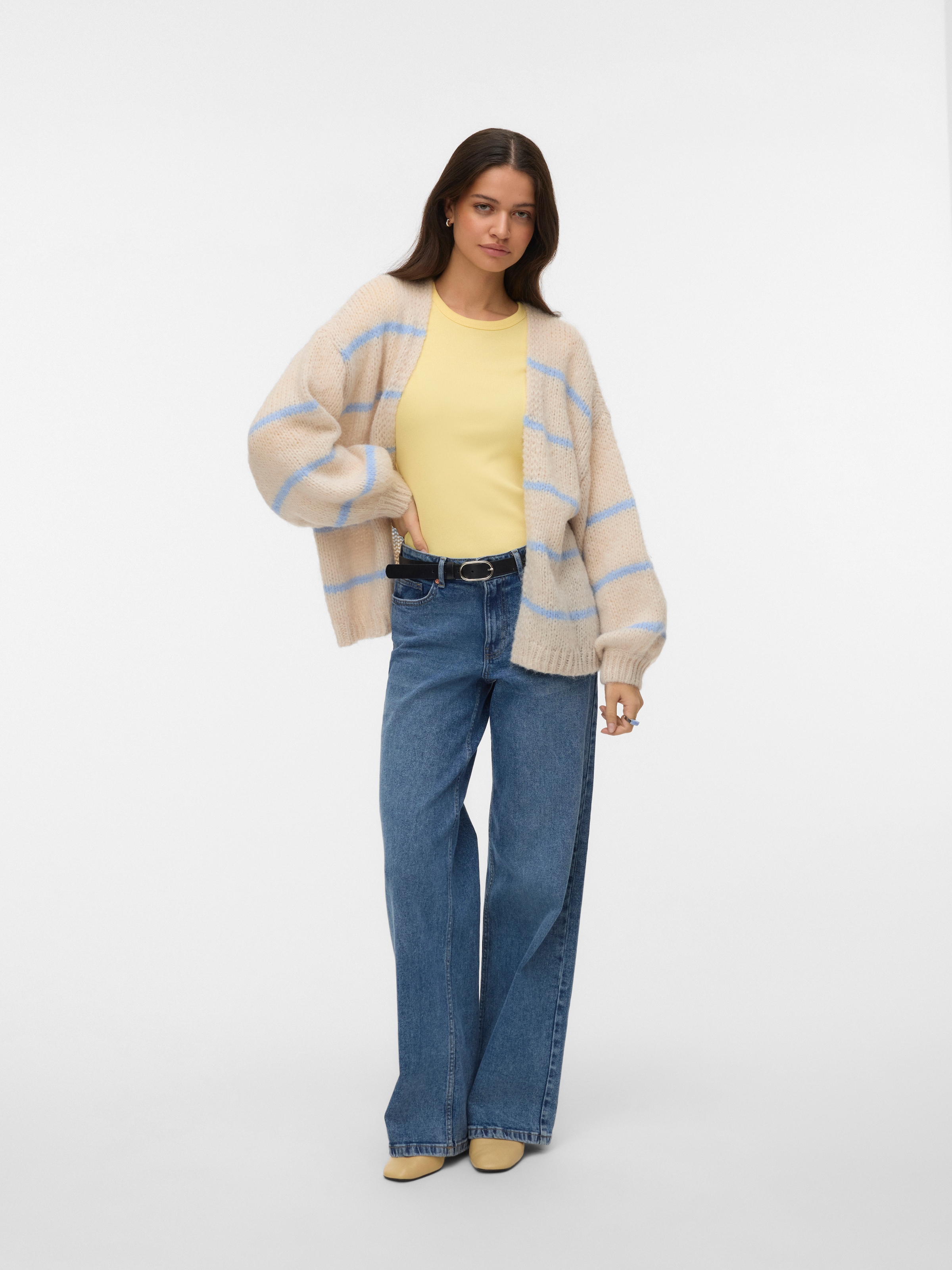 Vero Moda Strickjacke »VMMAYBE ART LS OPEN CARDIGAN NOOS«