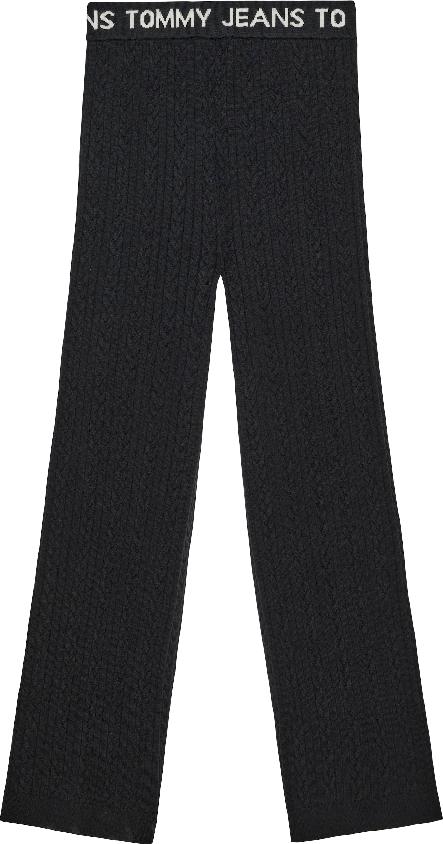 Tommy bestellen CABLE »TJW Jeans Jeans KNIT Tommy mit BAUR Strickhose Logo- PANTS«, | Stickerei