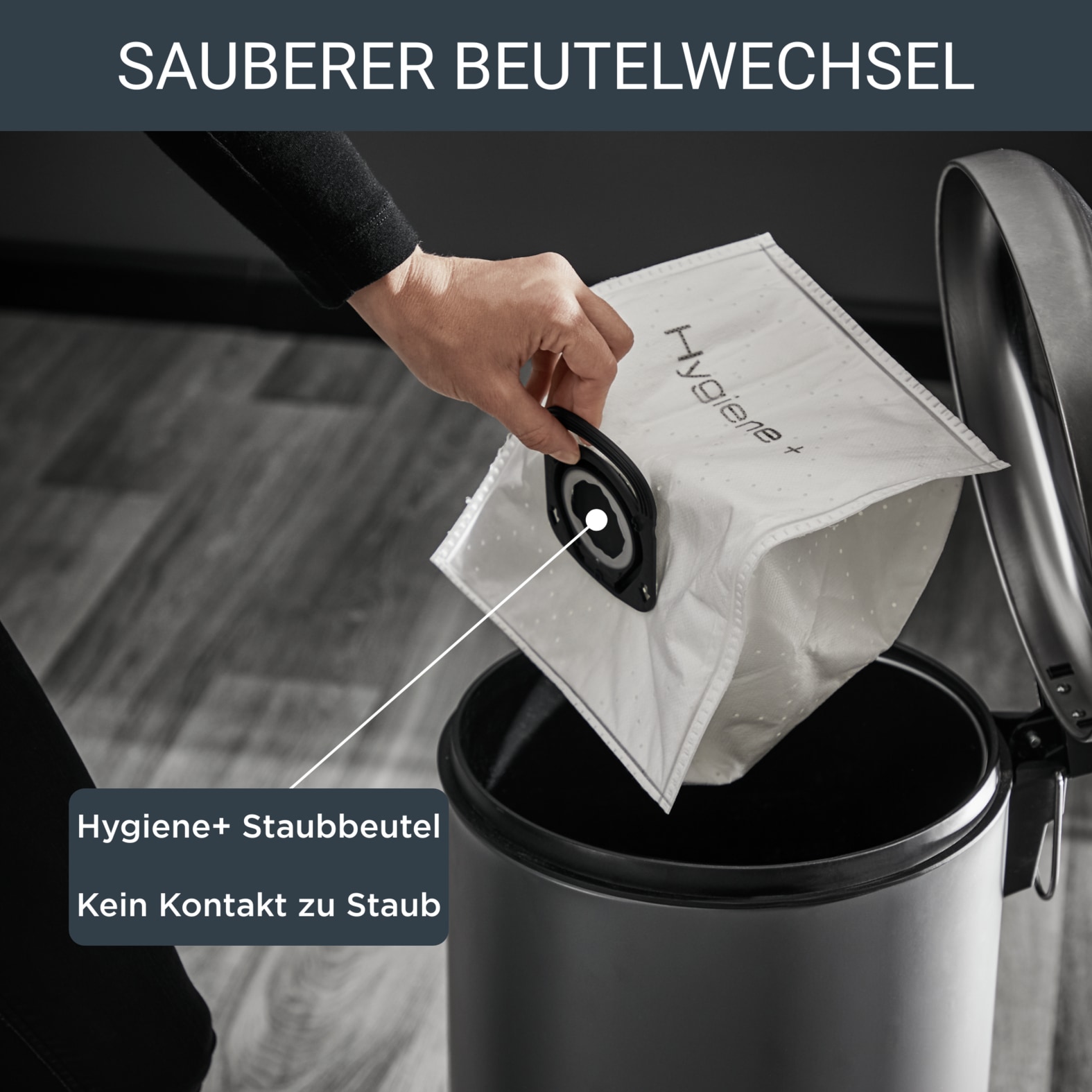 Rowenta Bodenstaubsauger »Green Force Effitech, Staubsauger mit Beutel, großer Aktionsradius«, 400 W, mit Beutel, Aus recyceltem Kunststoff, starke Saugleistung, RO6189