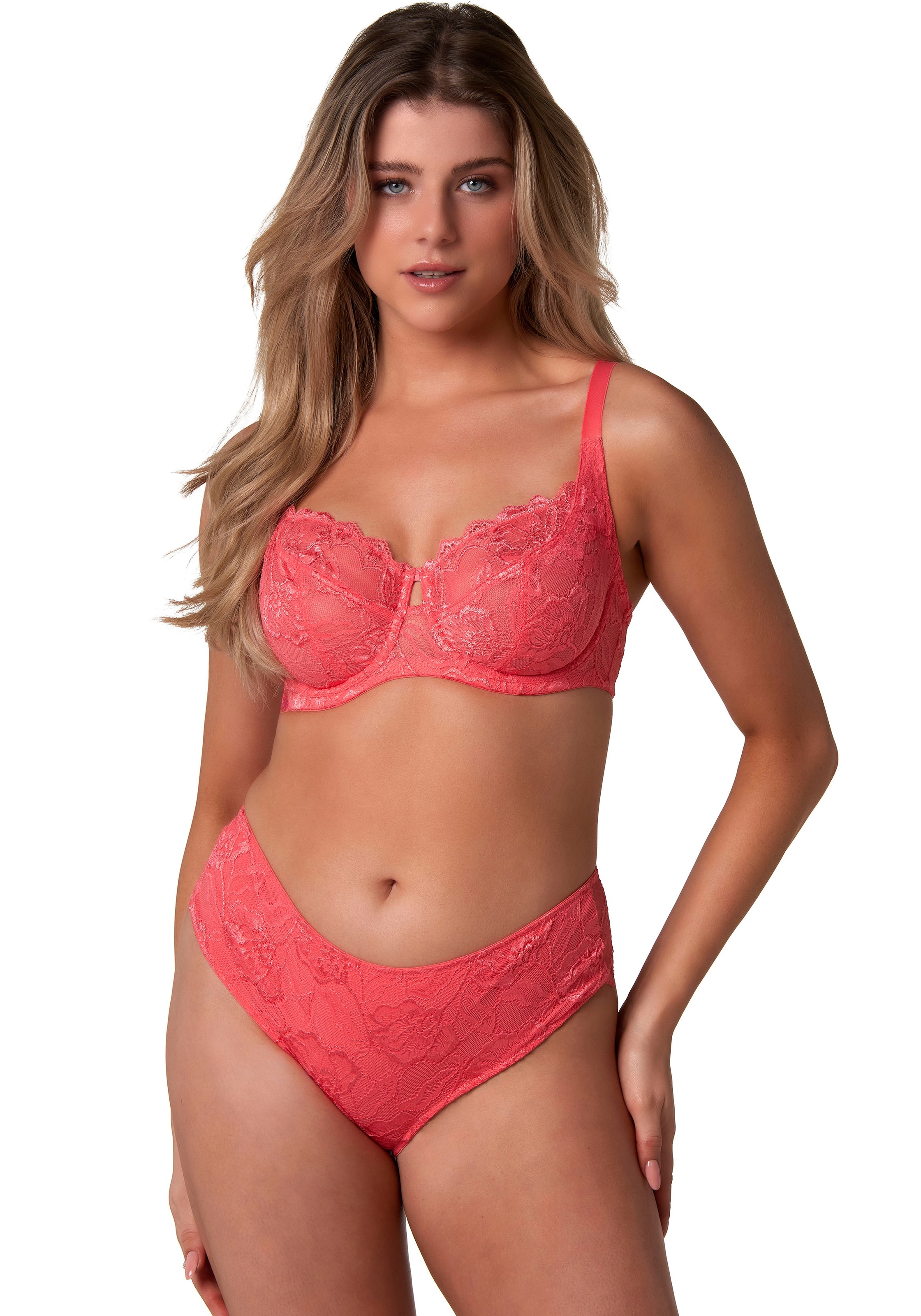 After Eden D-cup & up Boxer "Anna" Mit Spitze, feminin, bequem, weich, elas günstig online kaufen