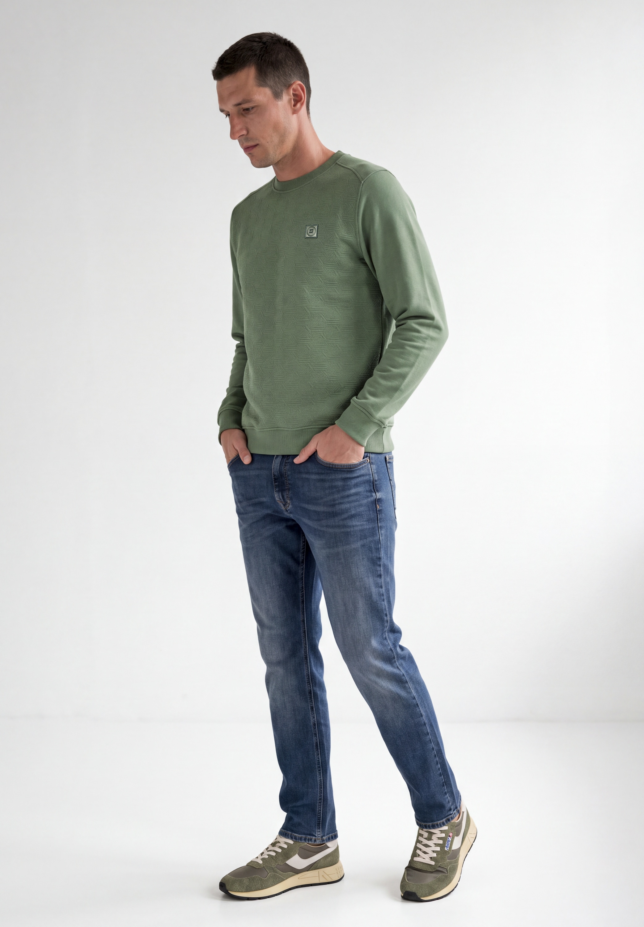 STREET ONE MEN Sweatshirt , im soften Baumwoll-Mix
