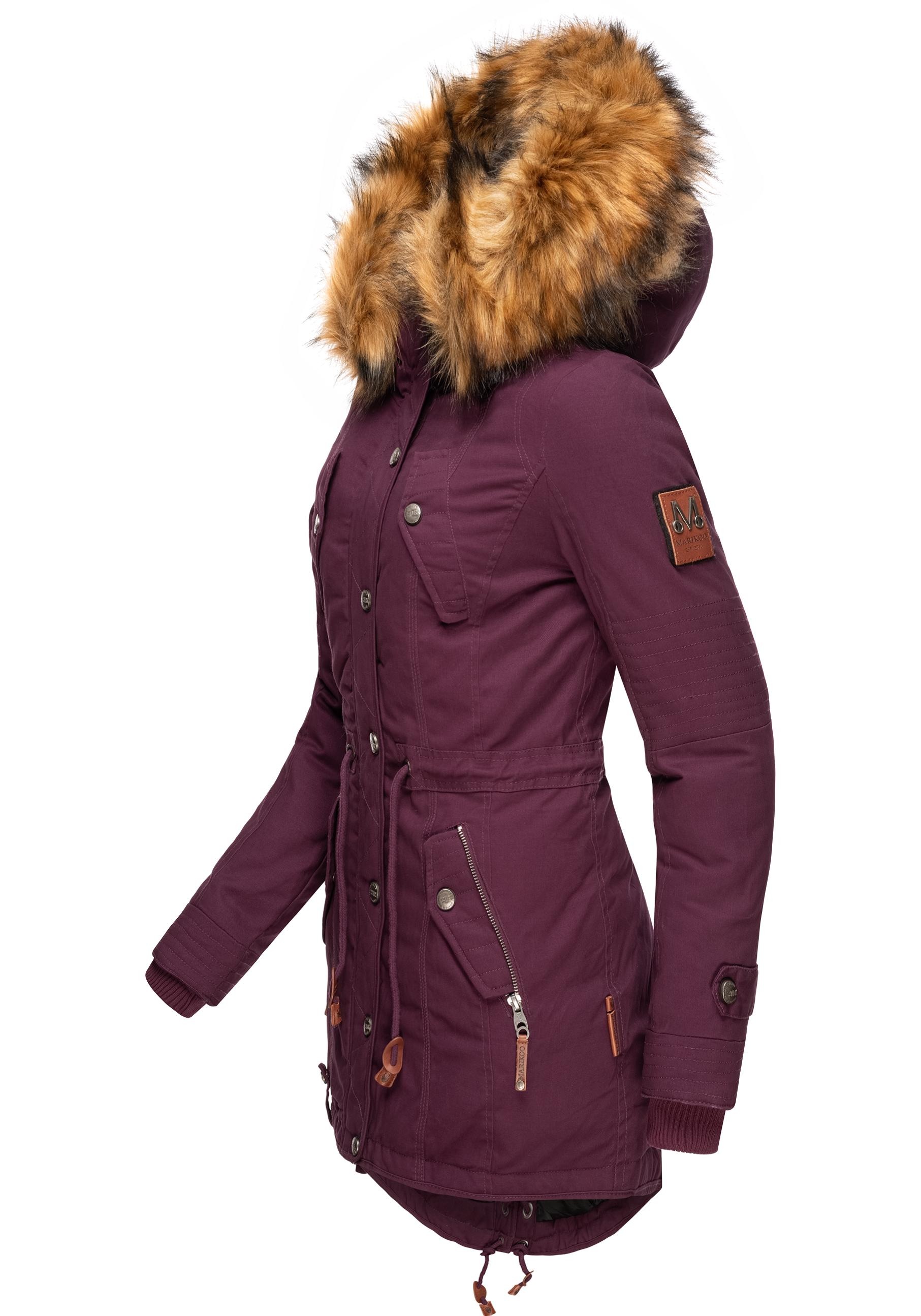 Marikoo Wintermantel "La Viva Prc", stylischer Winterparka mit abnehmbarem günstig online kaufen