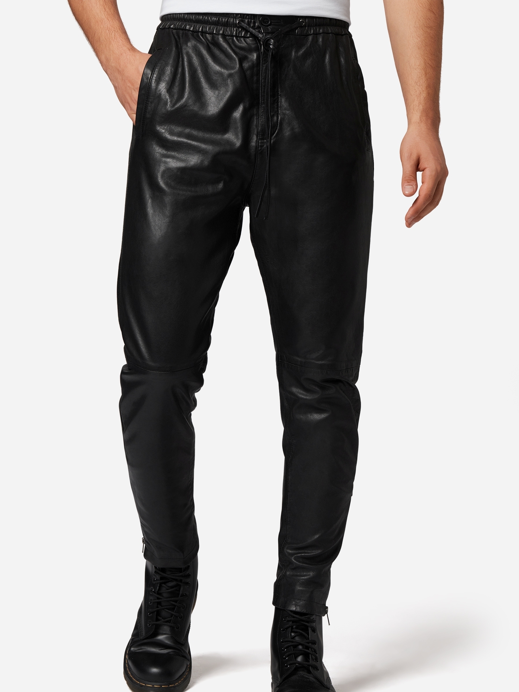 RICANO Jogger Pants »Lederhose Mike«  Handgefertigt aus echtem Leder
