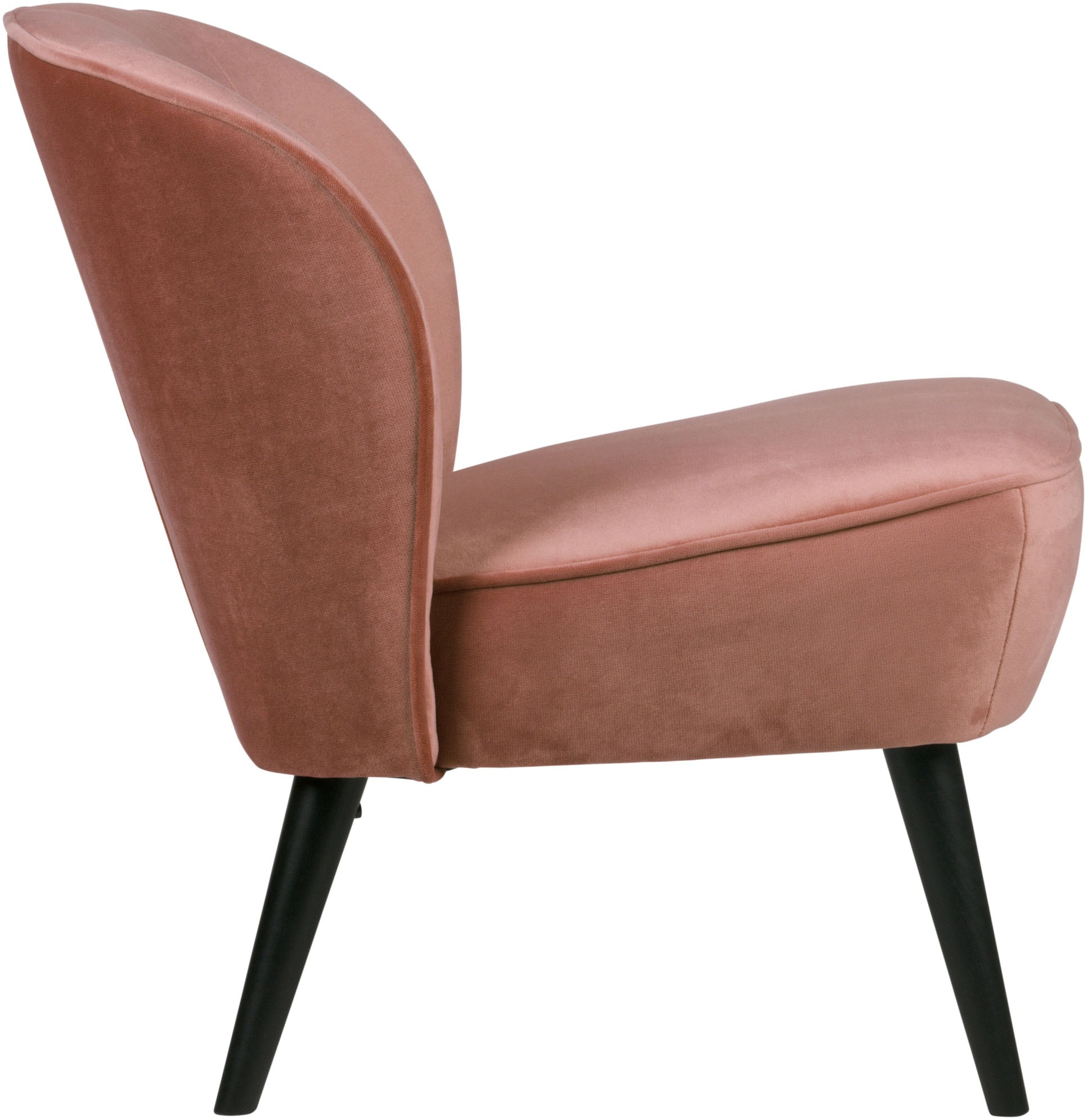 WOOOD Sessel »Sara«, weich gepolstert, 4-Fuß Gestell, H 71 cm x B 59 cm