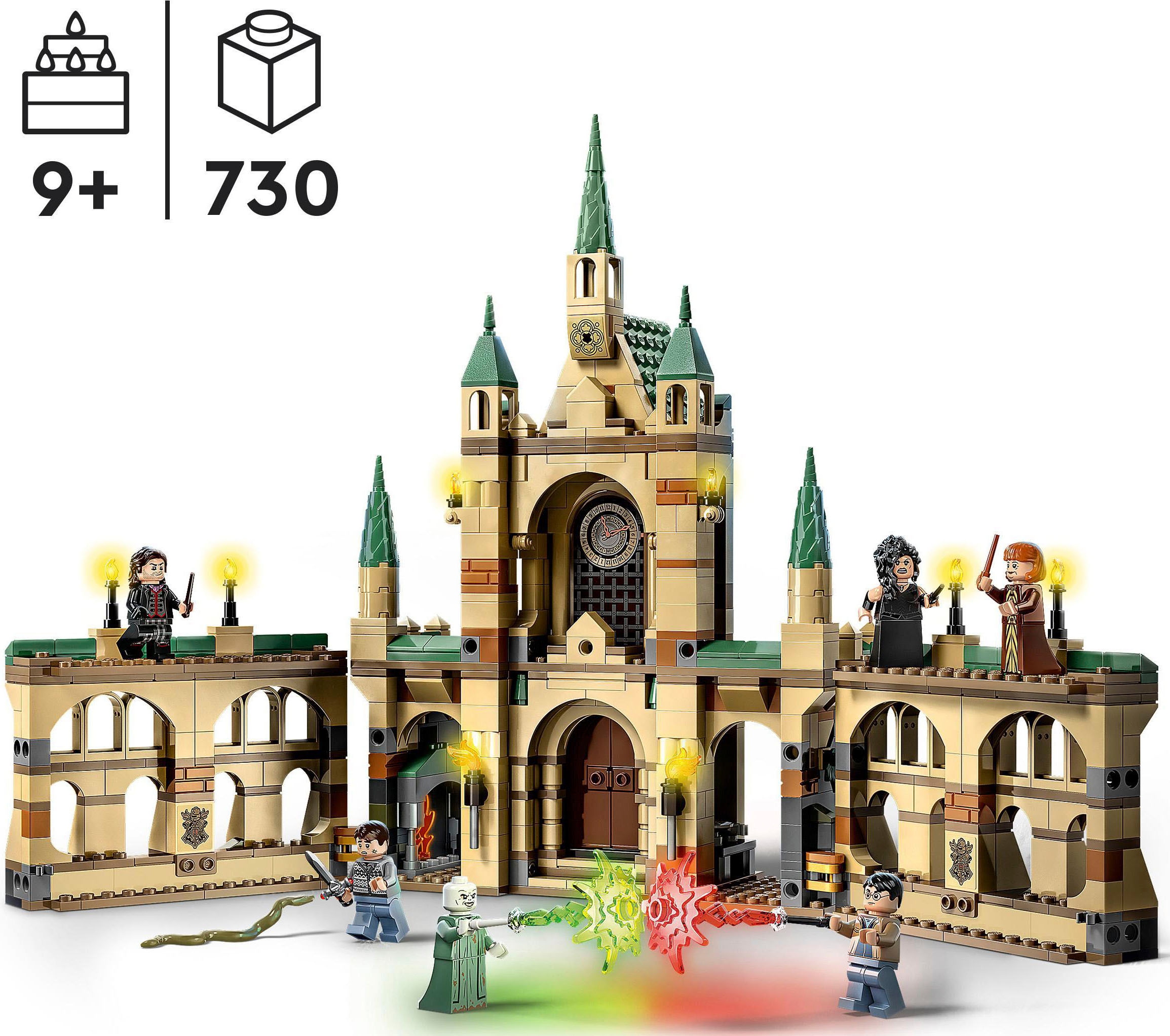 LEGO® Konstruktionsspielsteine »Der Kampf um Hogwarts (76415), LEGO® Harry Potter«, (730 St.), Made in Europe