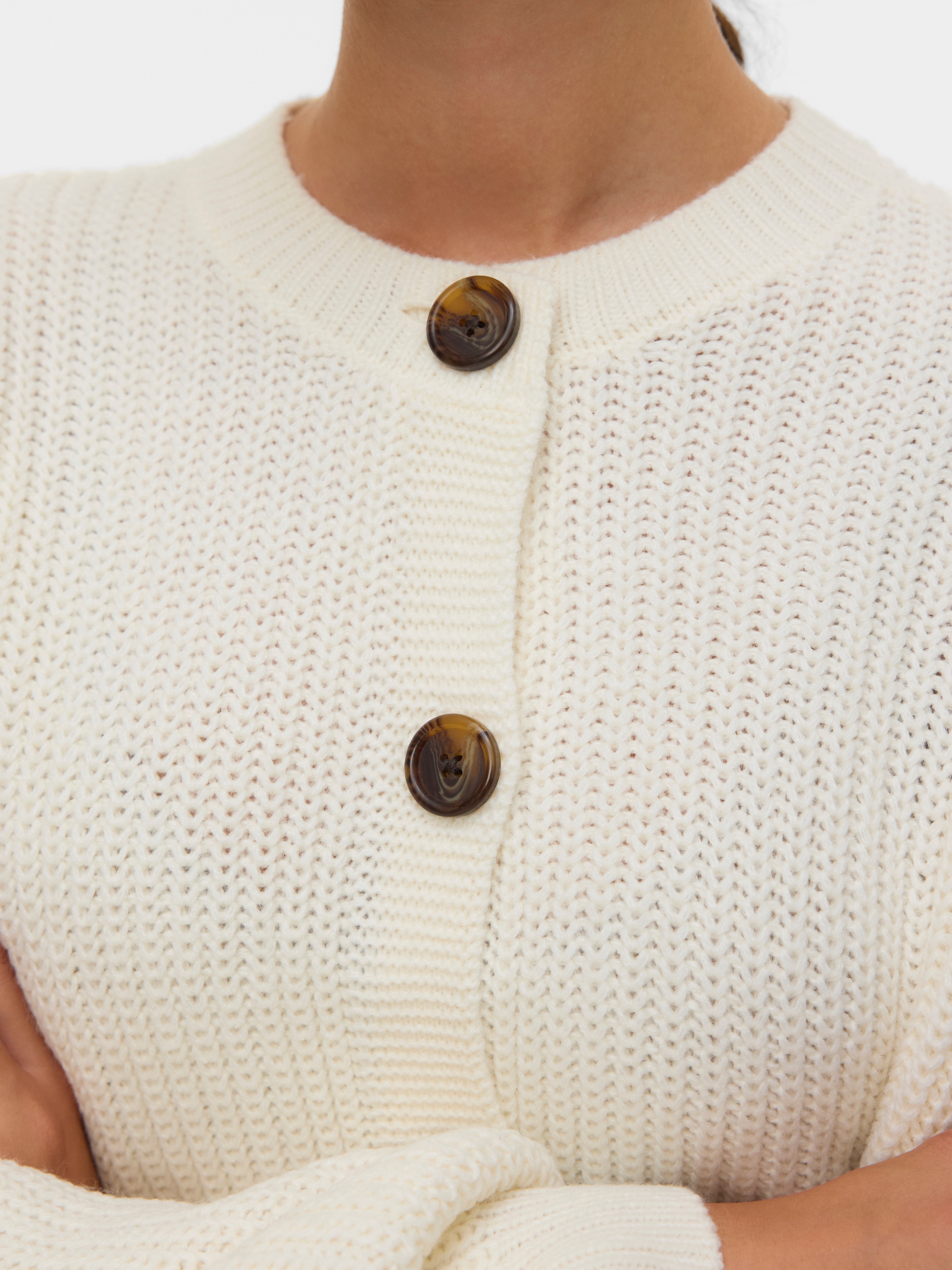 Vero Moda Strickjacke »VMLEA LS O-NECK CARDIGAN NOOS«