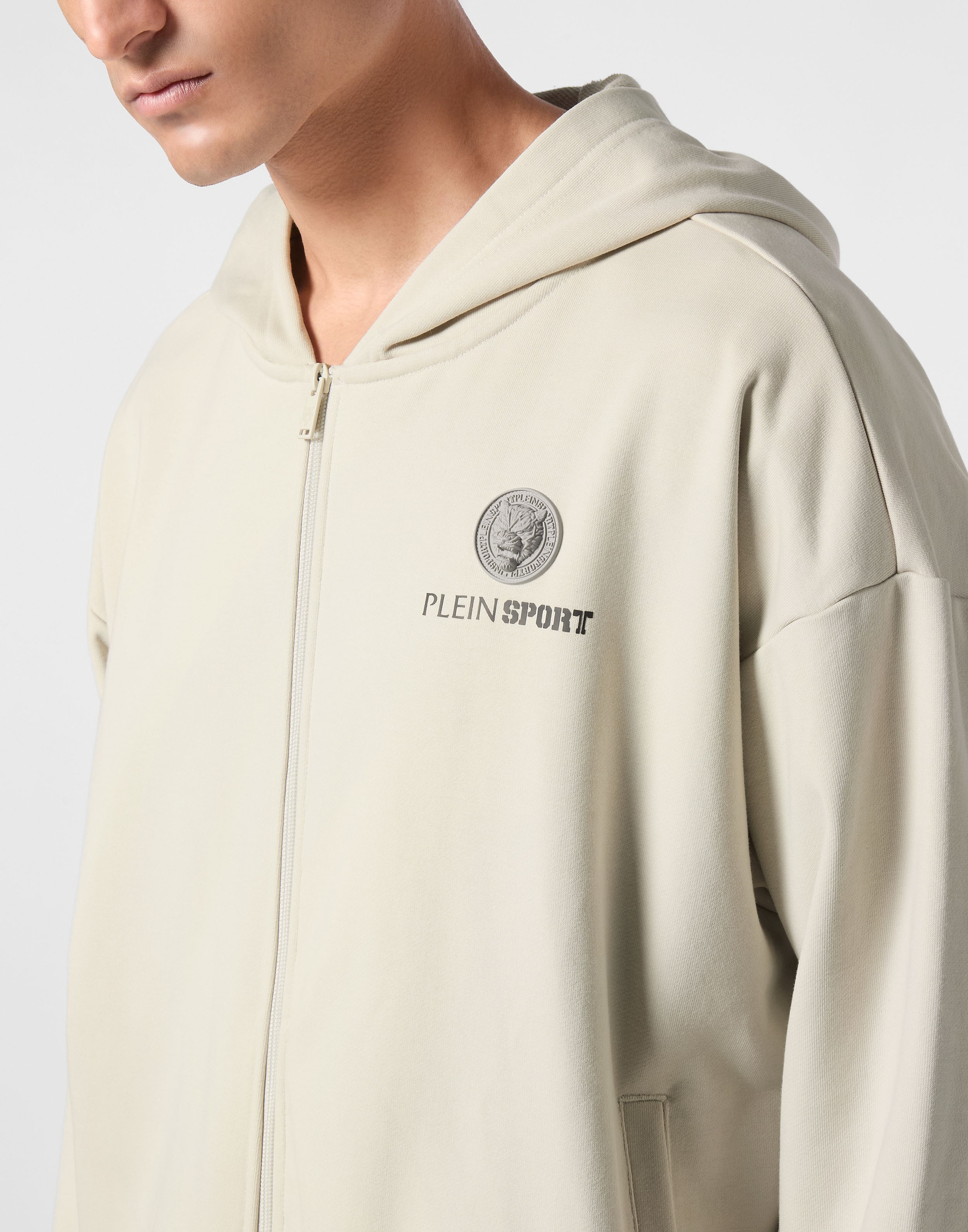 PLEIN SPORT Kapuzensweatjacke »Scratch«