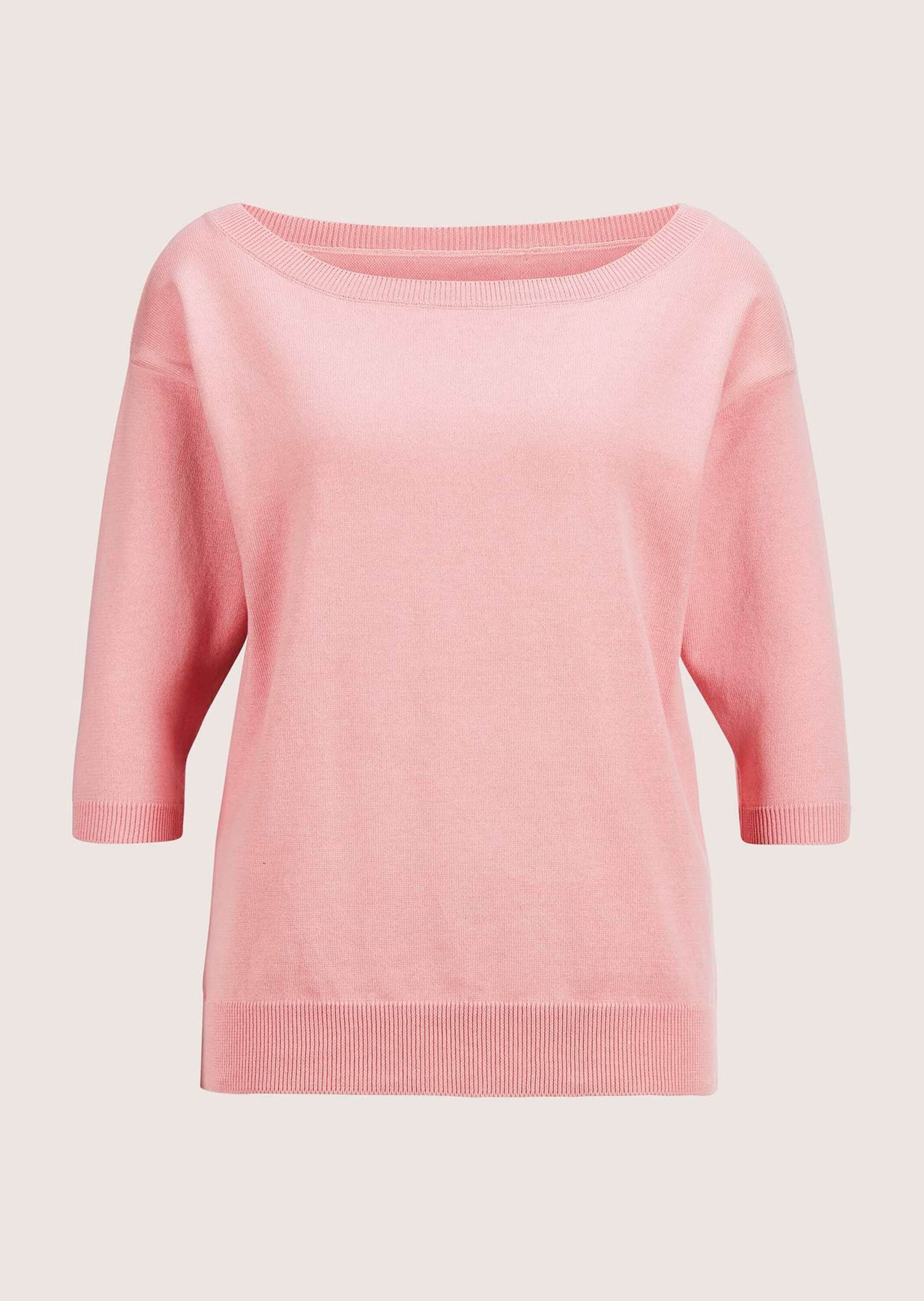 MADELEINE Longpullover "Pullover Rundhals-Pullover mit kurzen Ärmeln" günstig online kaufen