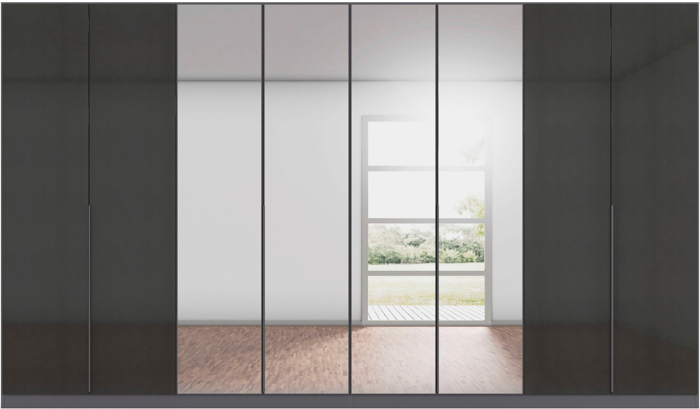 OTTO home Drehtürenschrank "Kleiderschrank Schrank Garderobe AGORDO mit Dek günstig online kaufen