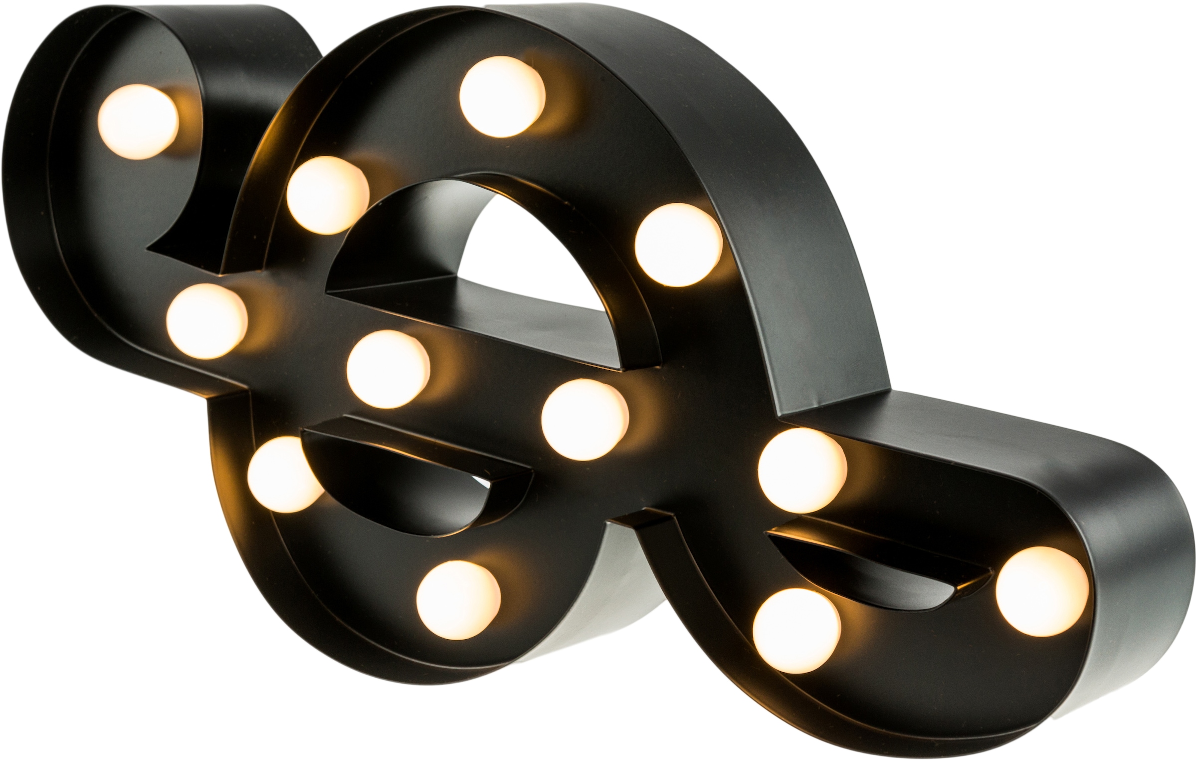 MARQUEE LIGHTS LED Dekolicht »Music-Clef«, 12 flammig-flammig, Wandlampe,  Tischlampe Music-Clef mit 12 festverbauten LEDs - 16x31 cm bestellen | BAUR