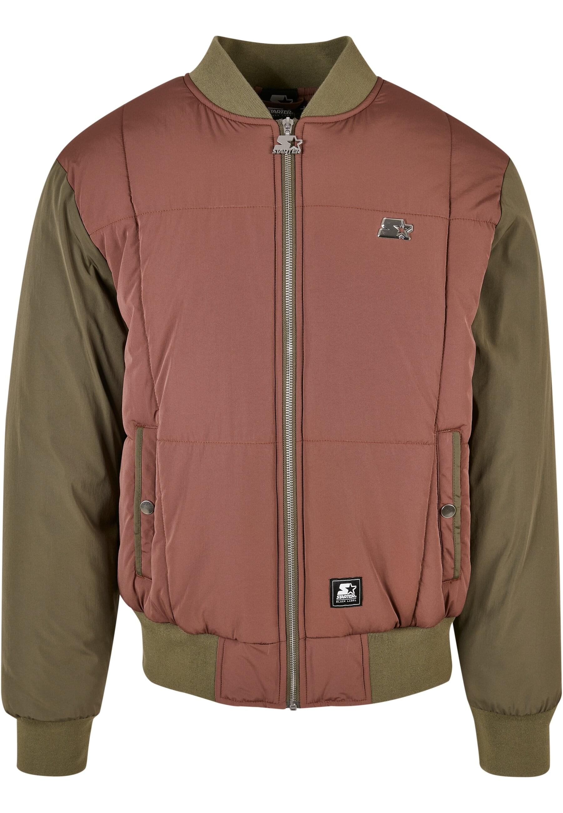 Starter Black Label Bomberjacke "Starter Black Label Herren Starter Quilted Bomber Jacket", (1 St.), ohne Kapuze