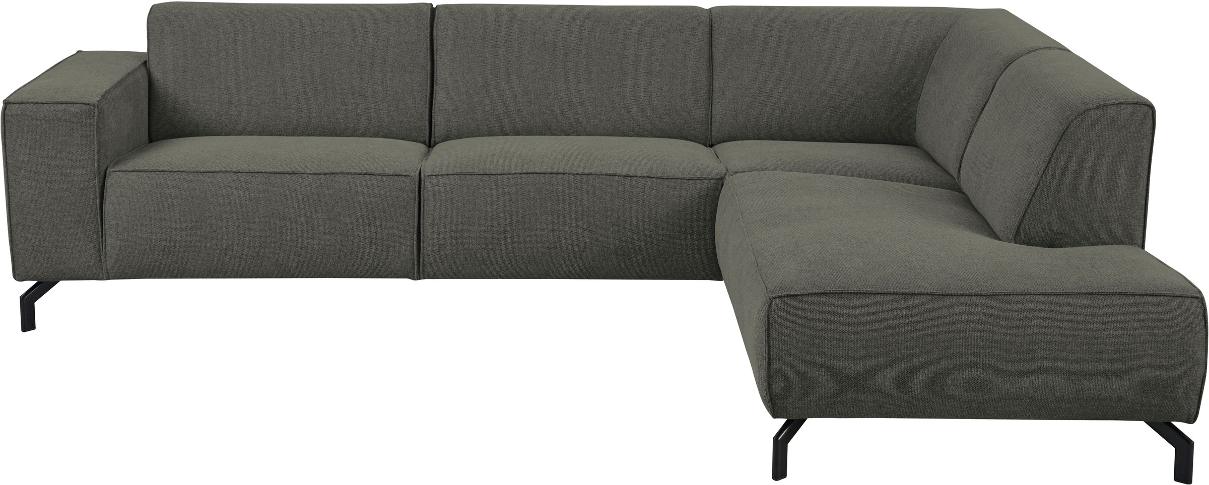 PLACES OF STYLE Ecksofa "Lorcan, Breite 275 cm, weiches Sitzgefühl" Massivh günstig online kaufen