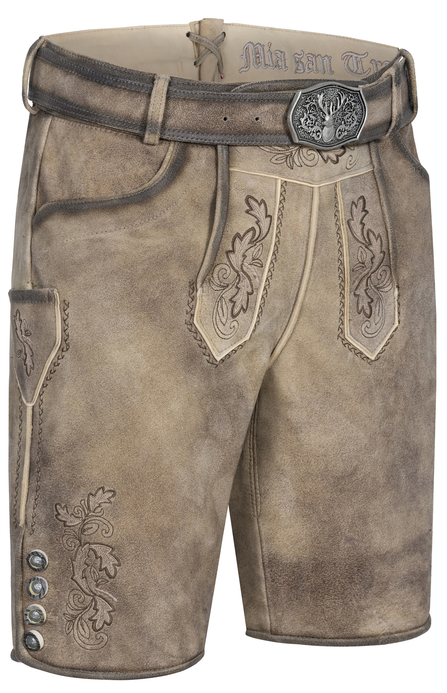 Nübler Trachtenlederhose "Lederhose kurz Steffl"