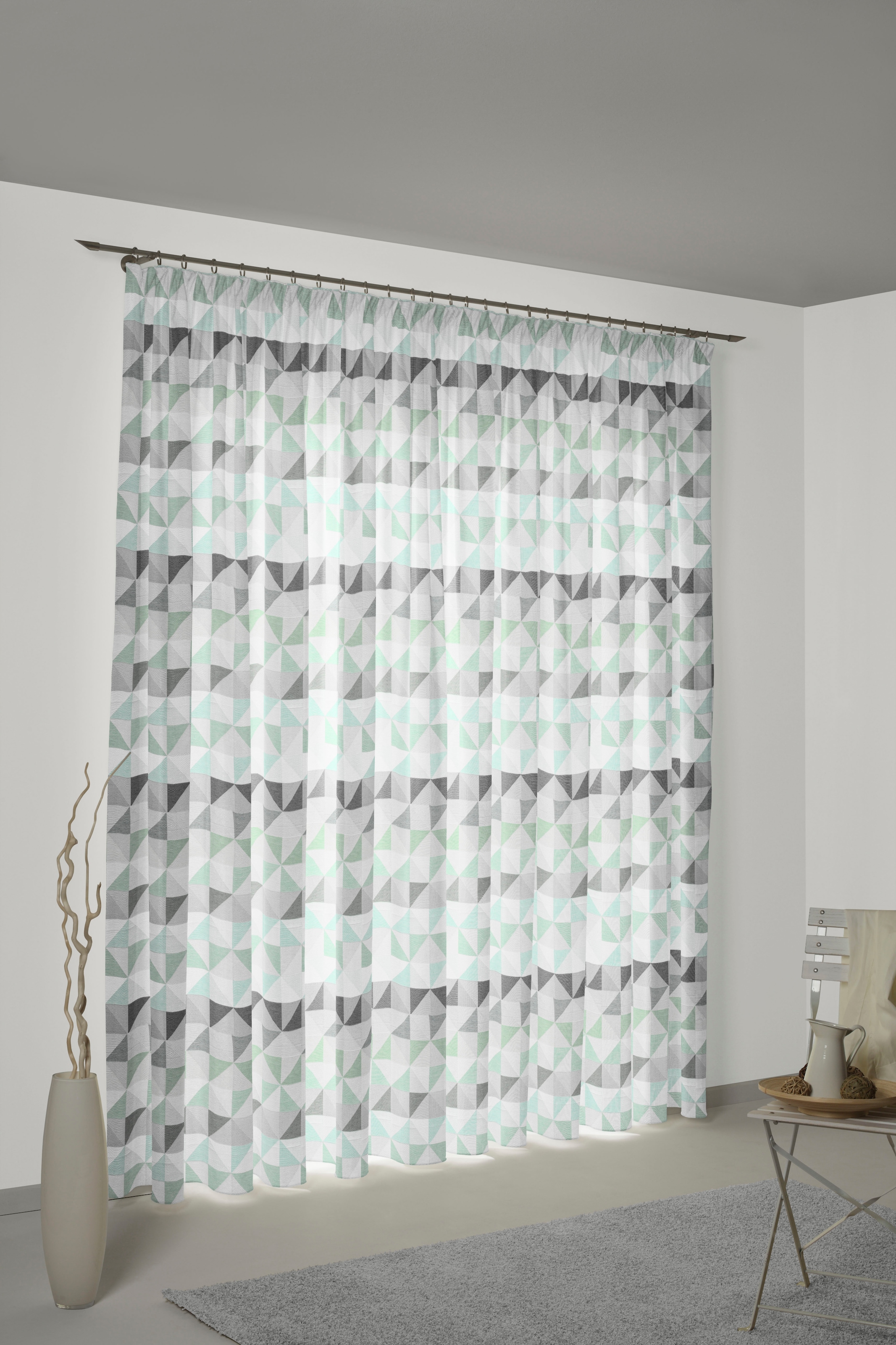 Wirth Vorhang "Berlare" Kräuselband 1 Stk. tlg. nach Maß günstig online kaufen