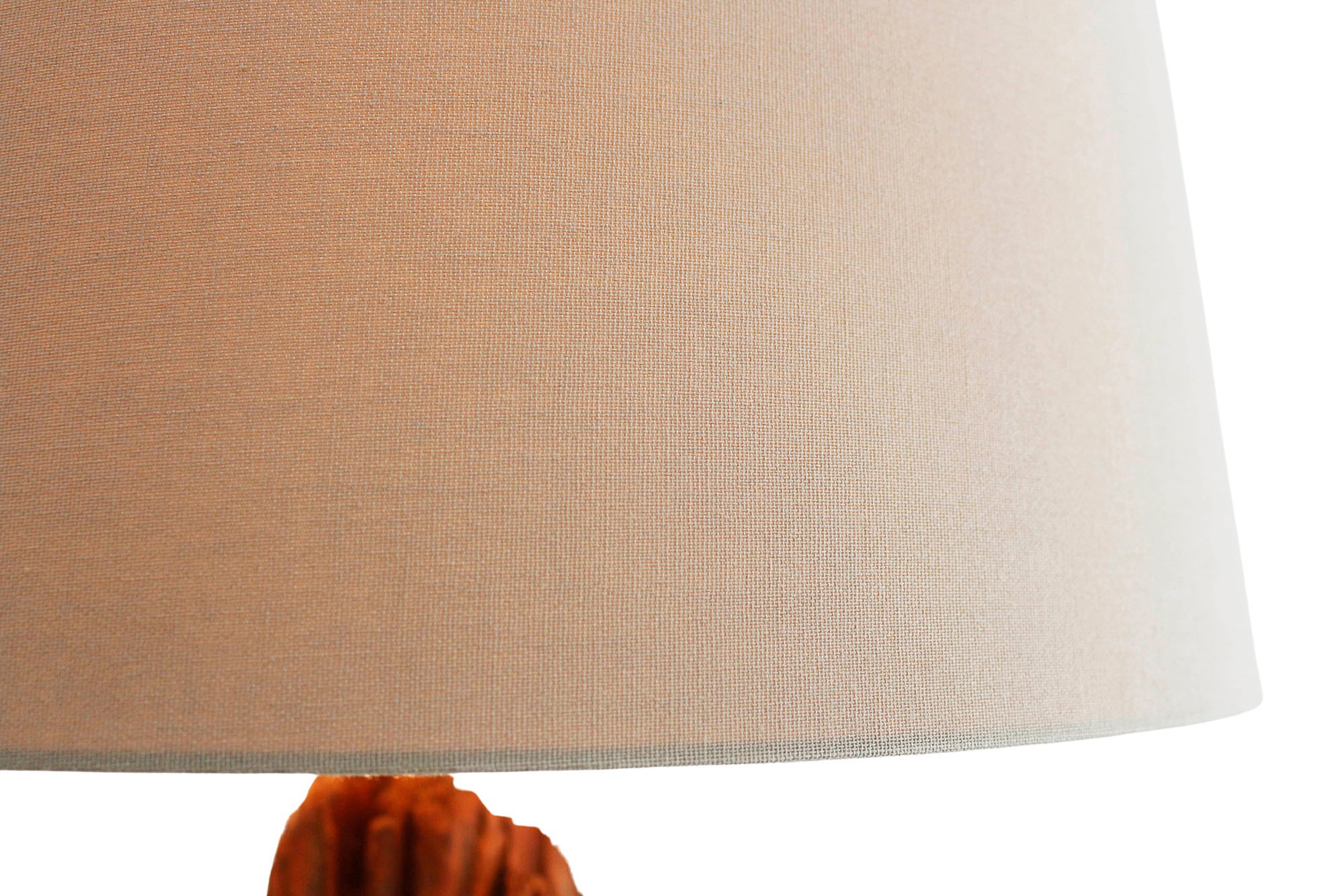 SALESFEVER Stehlampe "Rosy", schwarz-weiß (schwarz, natur, weiß), 1, Ø 55cm H: 175cm, 1 Stk., Leuchten, handgefertigt, mit Leinenschirm, Stehlampe 3