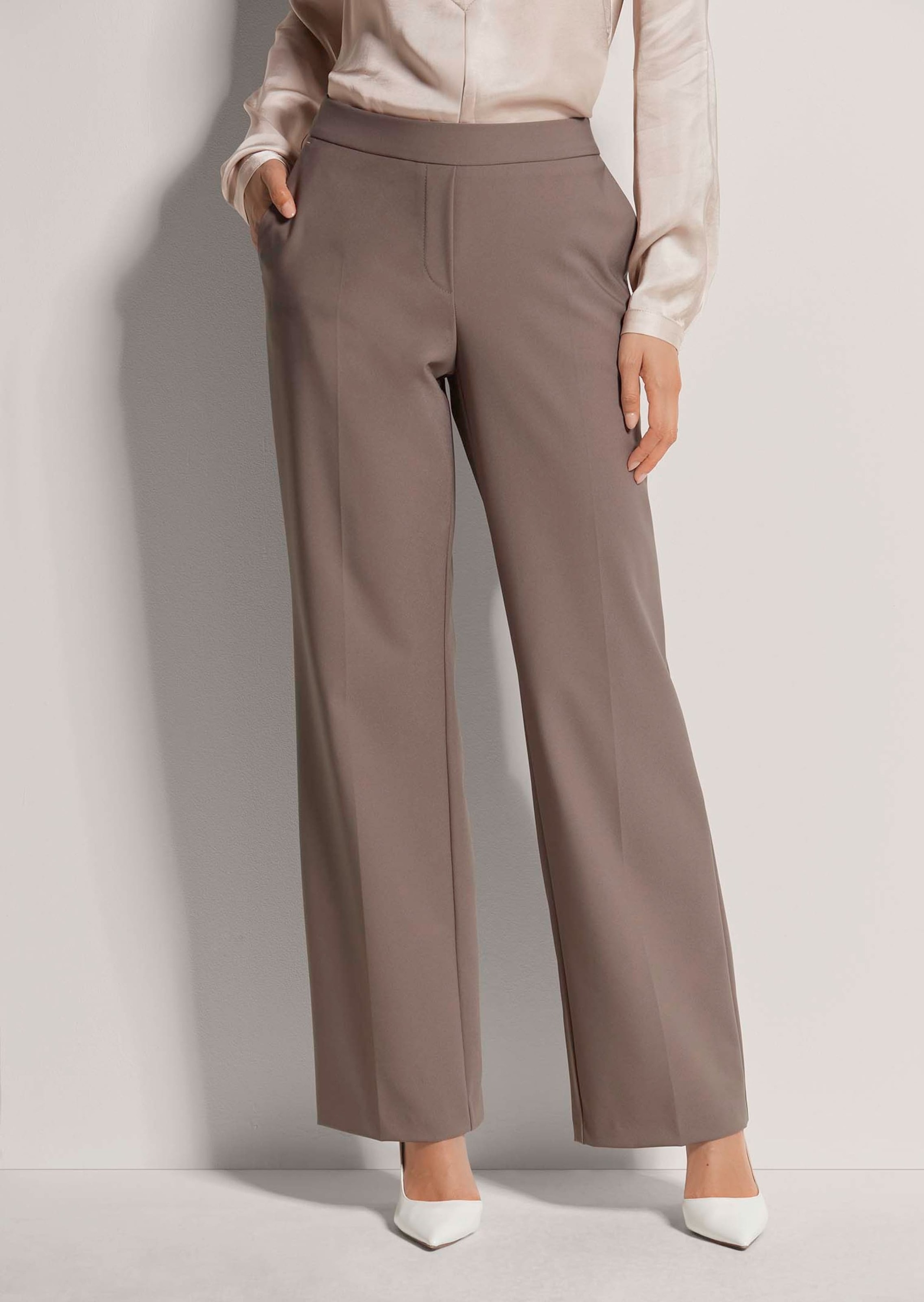 MADELEINE Stoffhose "Schlupfhose Elegante Damenhose mit Bügelfalten" günstig online kaufen